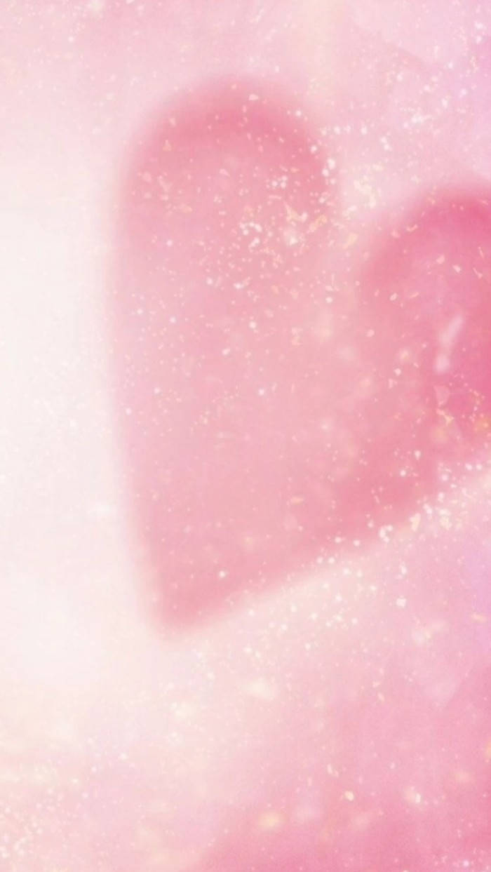 WhatsApp Chat, pink heart, sparkling glitter, SD Phone Wallpaper