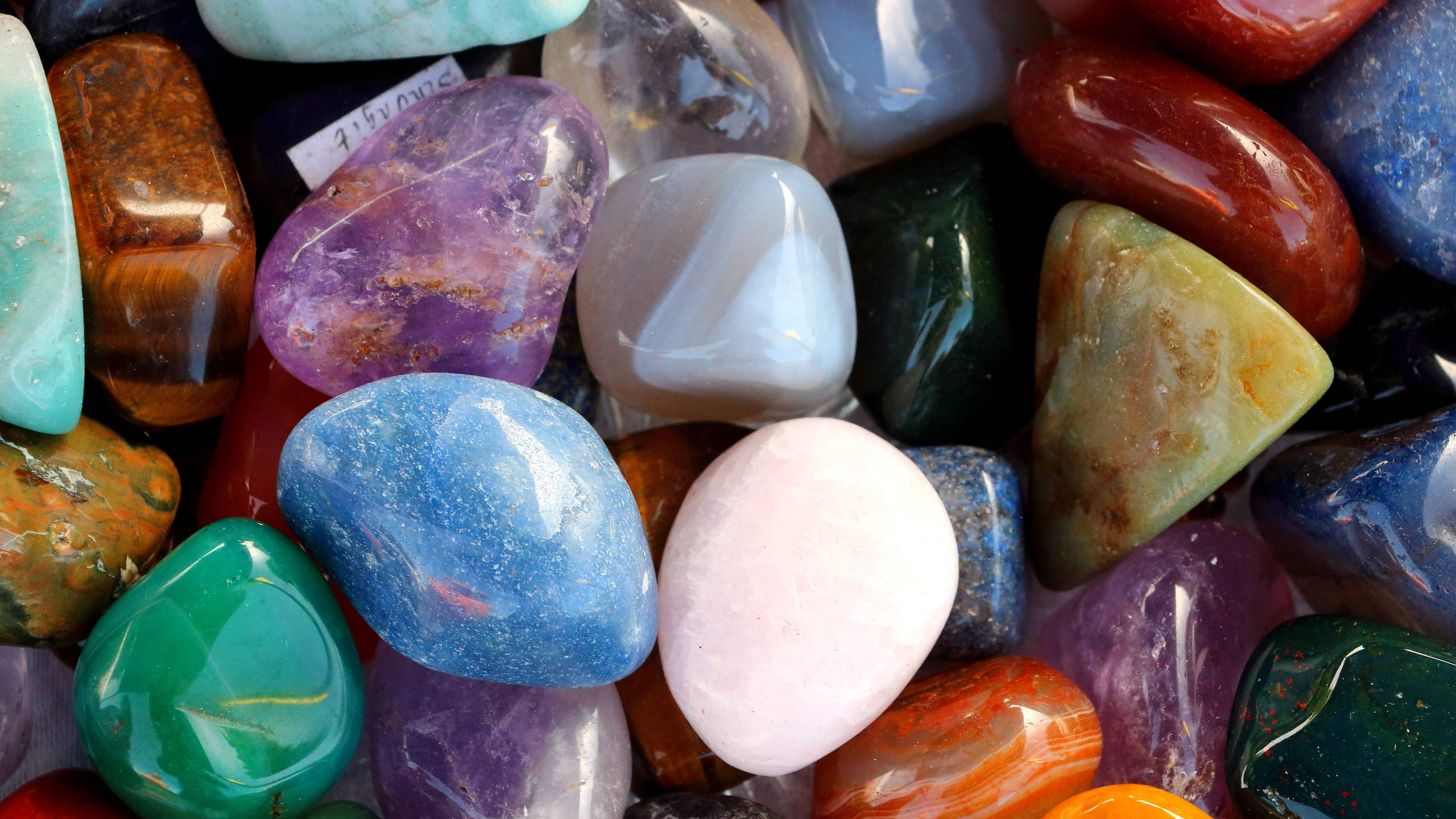 whatsapp, multicolored pebbles, blue, 2K Desktop Wallpaper