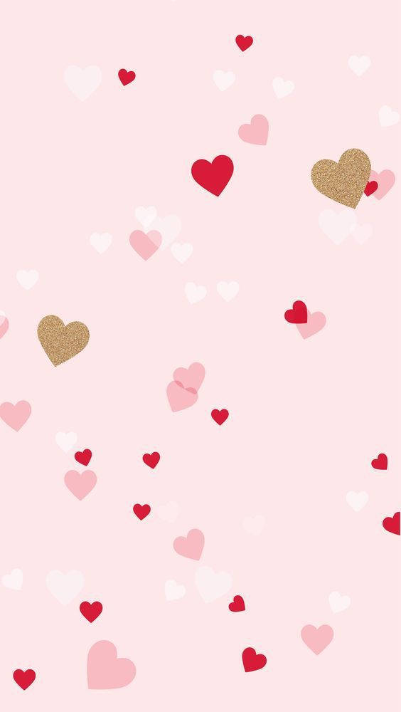 Hearts, iPhone, WhatsApp, SD Phone Wallpaper
