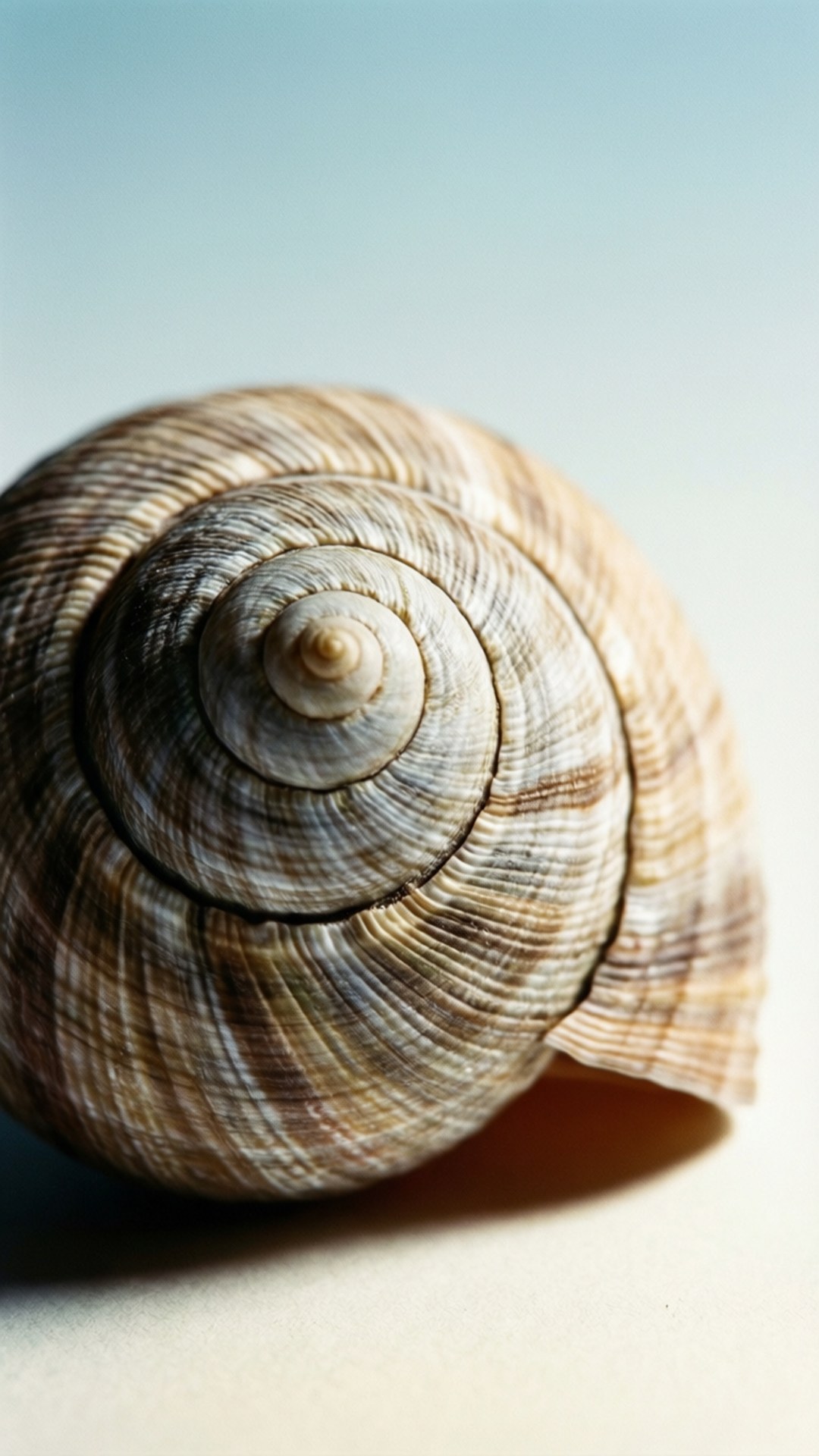 whelk shell, spiral texture, macro, Full HD Phone Wallpaper
