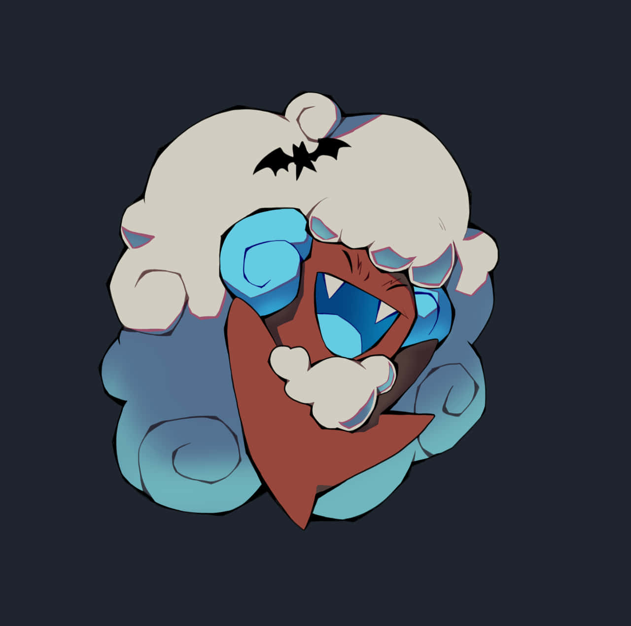 Whimsicott, evil, shiny, HD Desktop Wallpaper