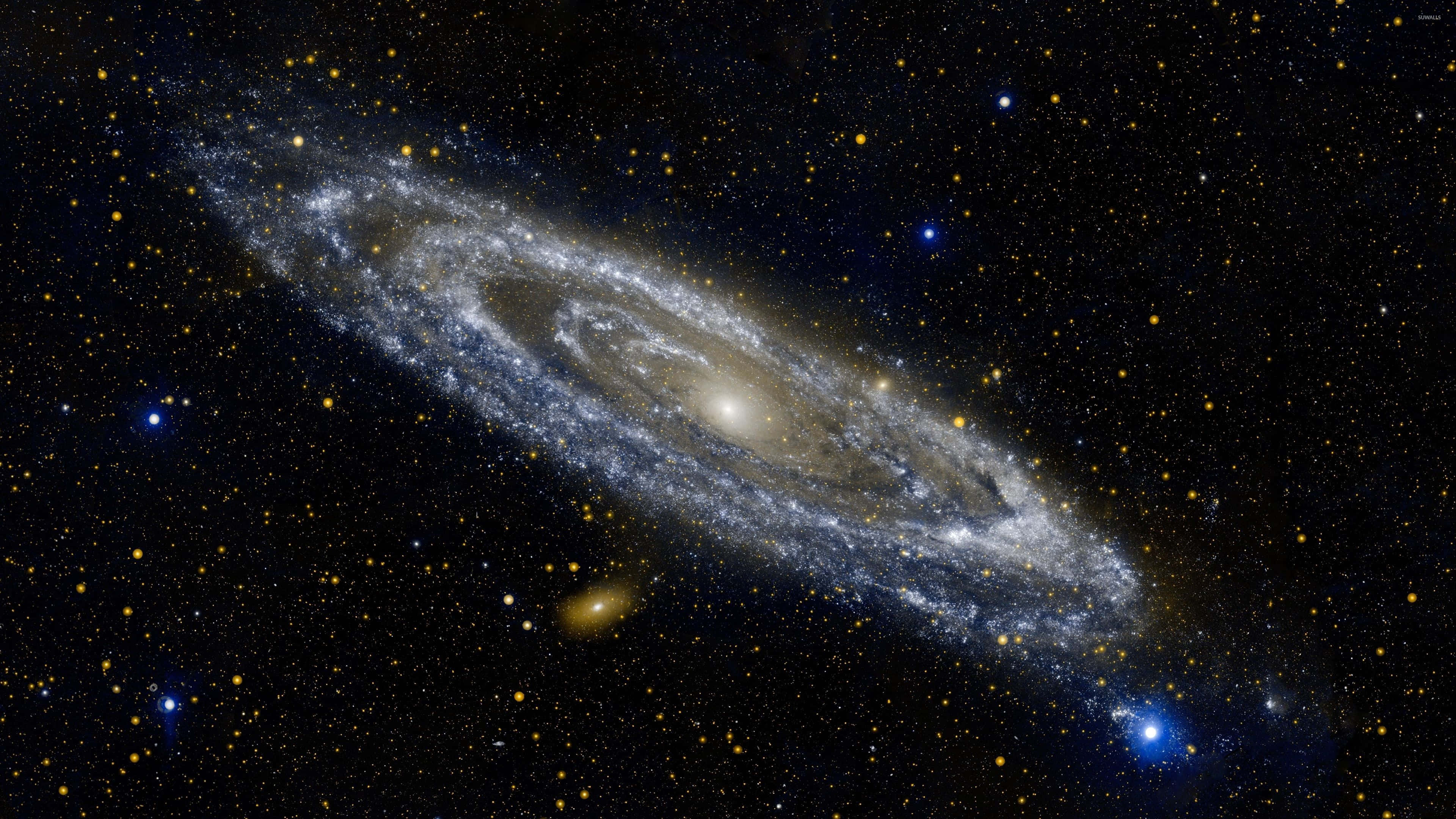 Whirlpool Galaxy, 3840 x 2160, high definition, 4K Desktop Wallpaper
