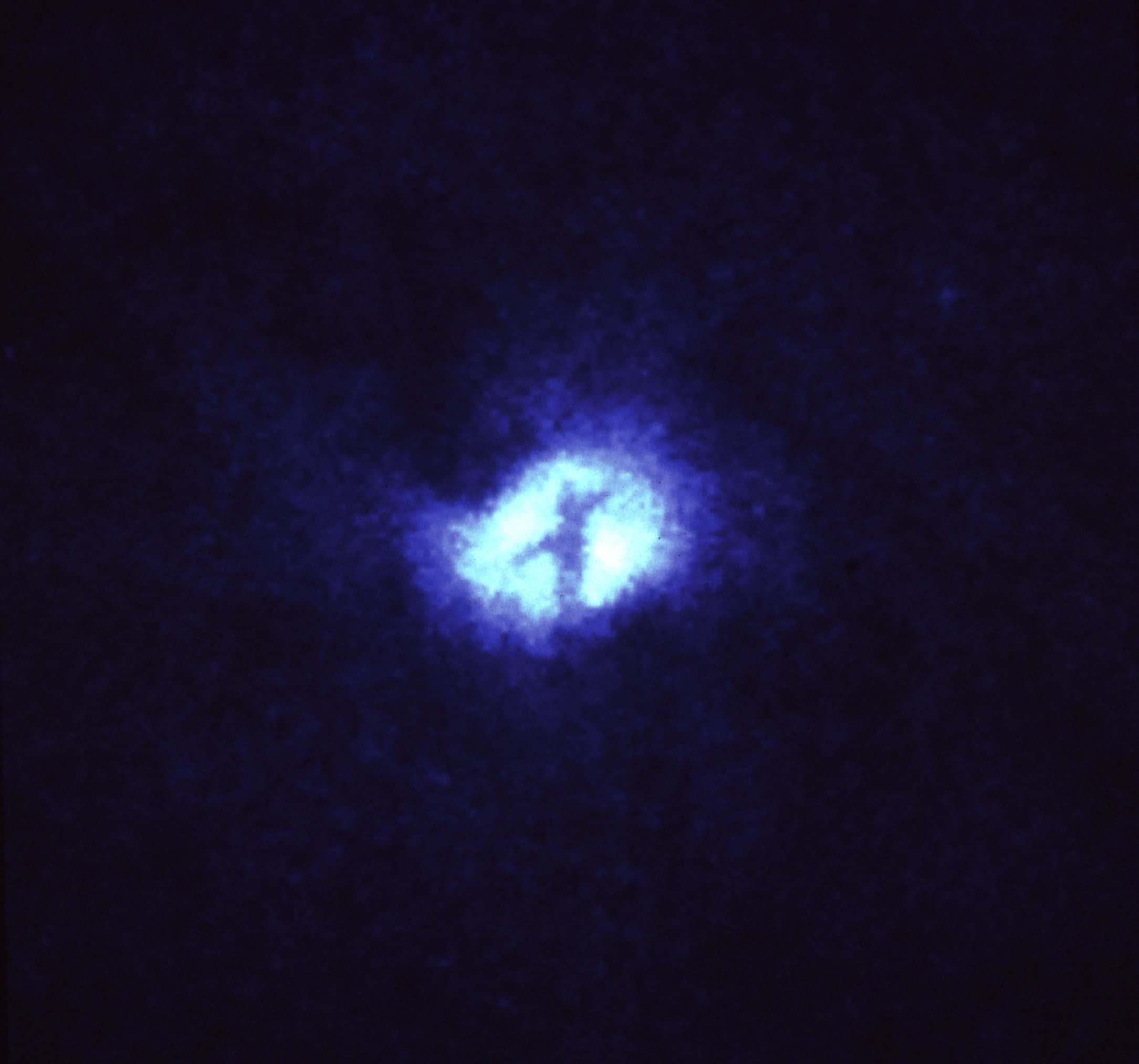 Whirlpool Galaxy, 2169 x 2025, bright blue nebula-like glow, Full HD Desktop Wallpaper