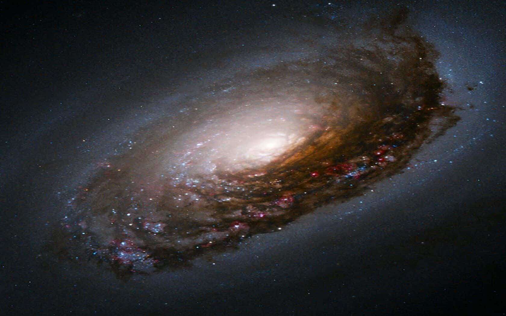 Whirlpool Galaxy, 1680 x 1050, spiral galaxy, HD Desktop Wallpaper