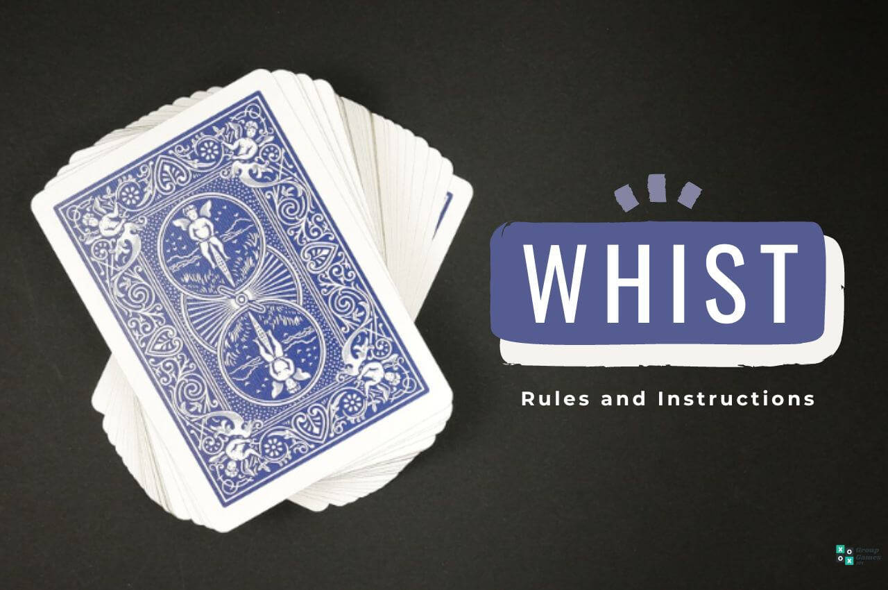 Whist, blue-backed playing cards, purple sign, HD Desktop Wallpaper