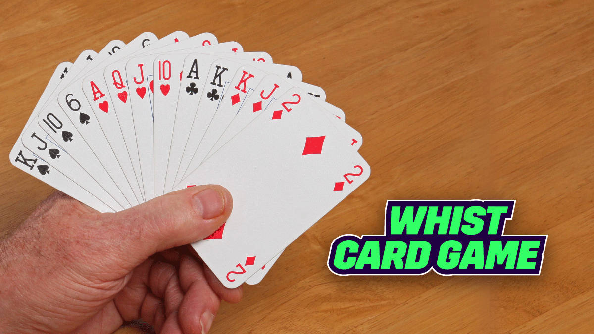 Whist, royal flush, wooden table, SD Desktop Wallpaper