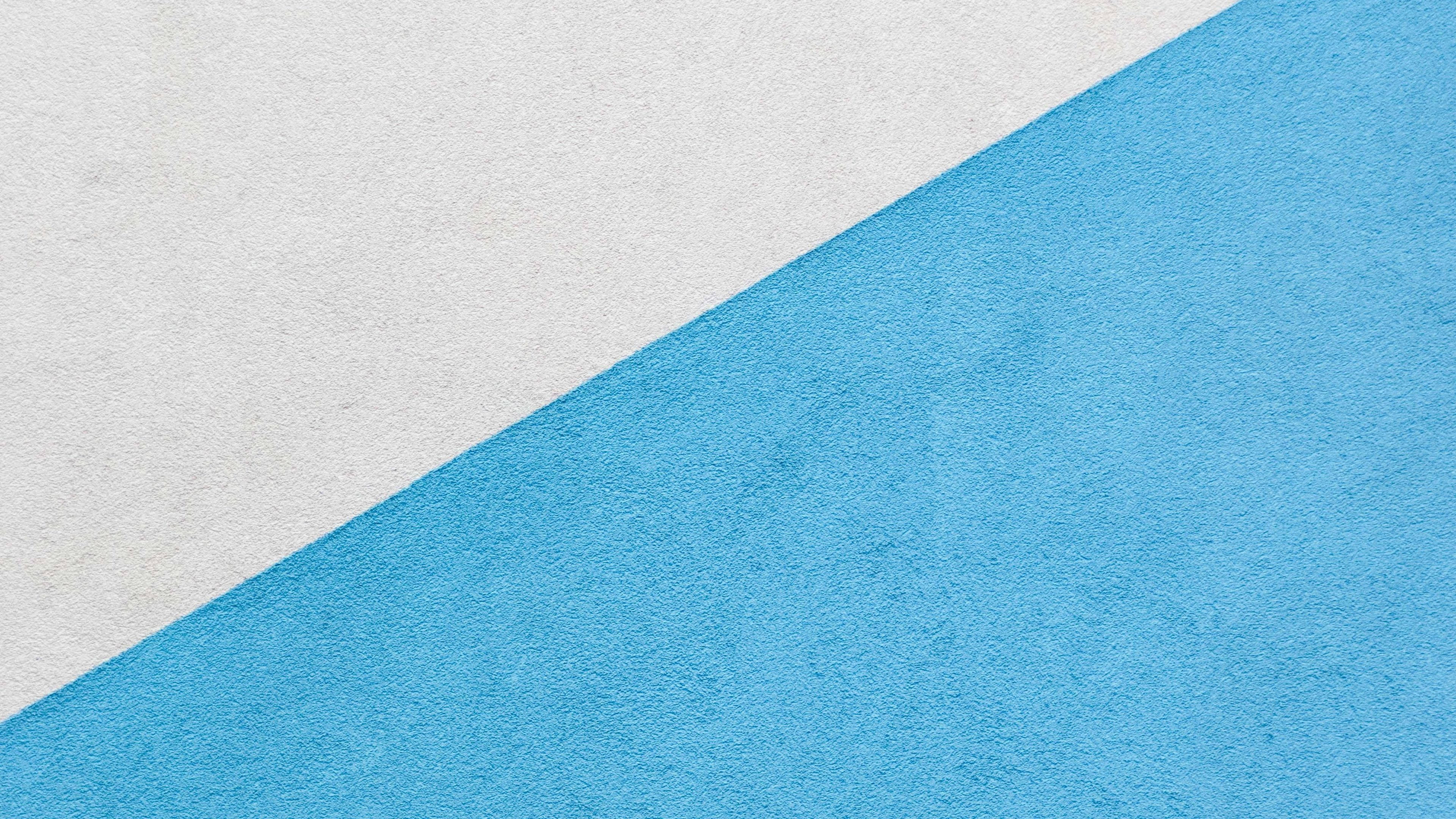 diagonal, blue, white, 4K Desktop Wallpaper