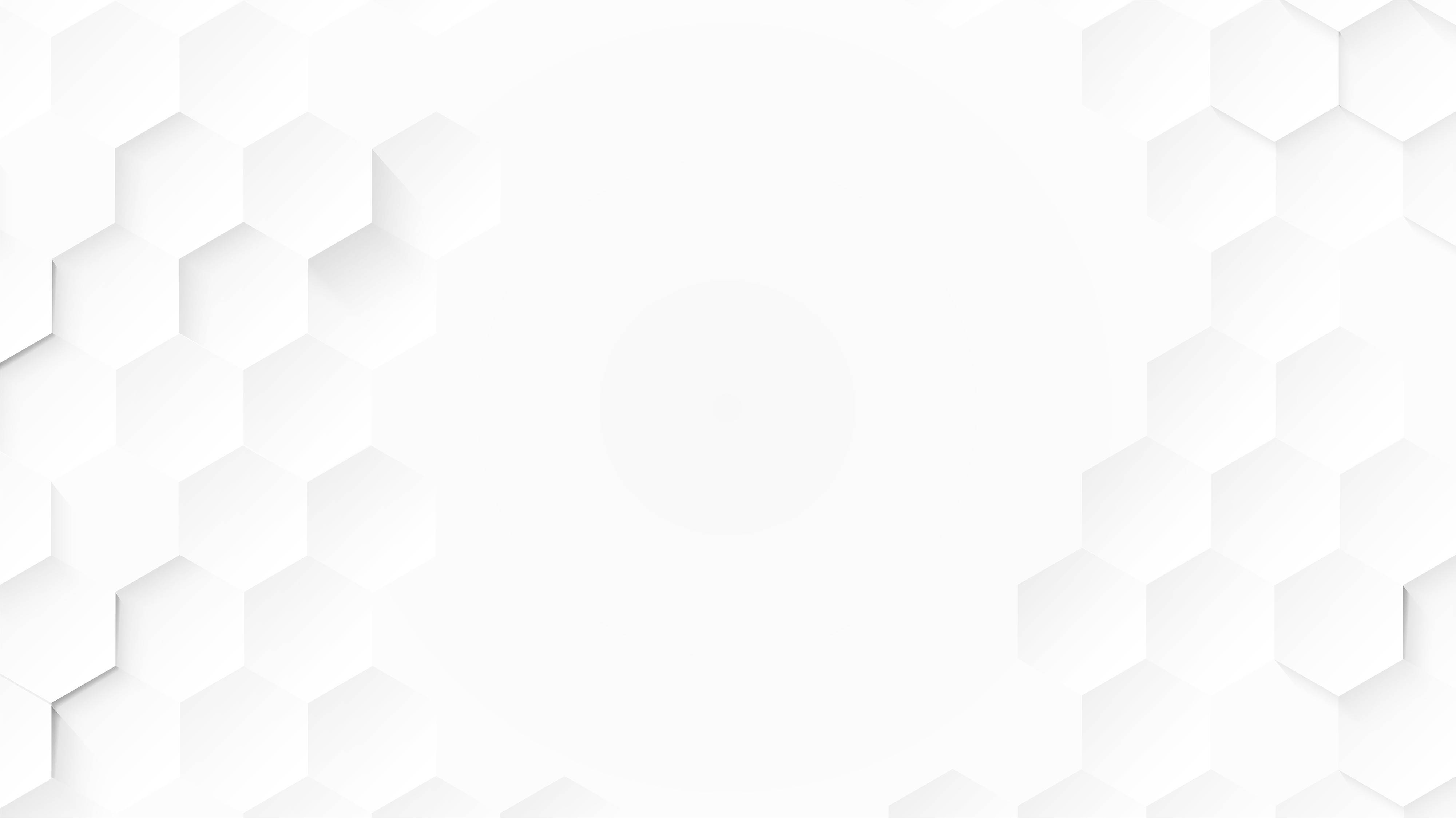 white abstract, hexagons, minimalist, 4K Desktop Wallpaper
