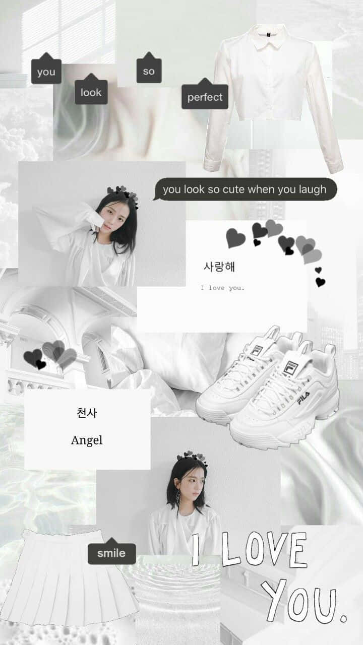 white aesthetic collage, chunky shoes, monochrome collage, HD Phone Wallpaper