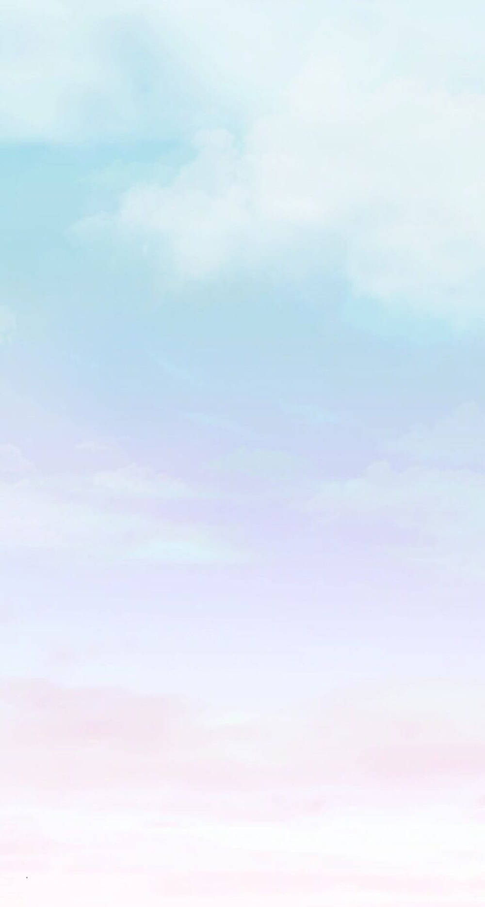 White Aesthetic iPhone, pastel sky, gentle clouds, HD Phone Wallpaper