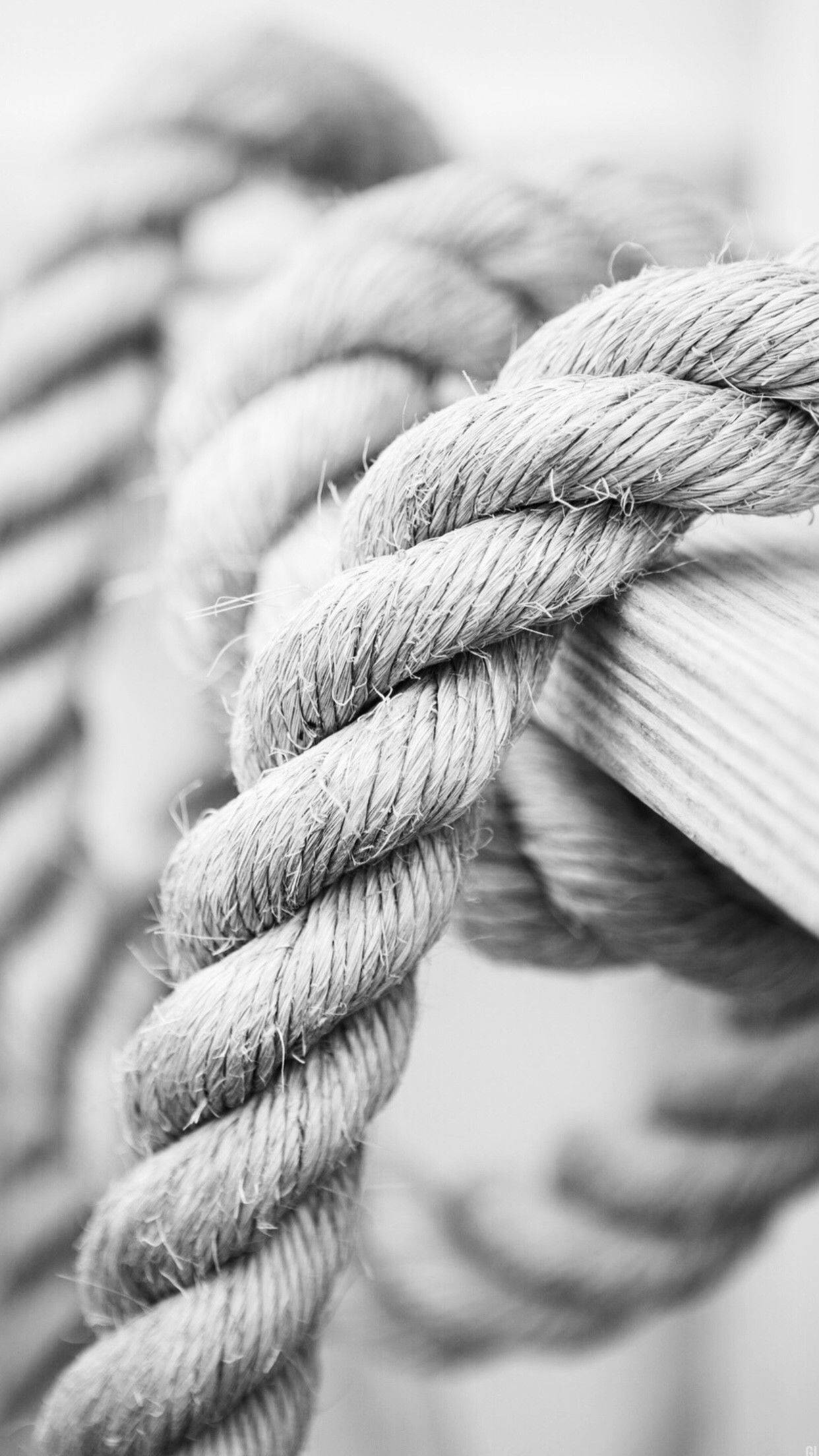 iPhone, white rope, thick twisted rope, Full HD Phone Wallpaper