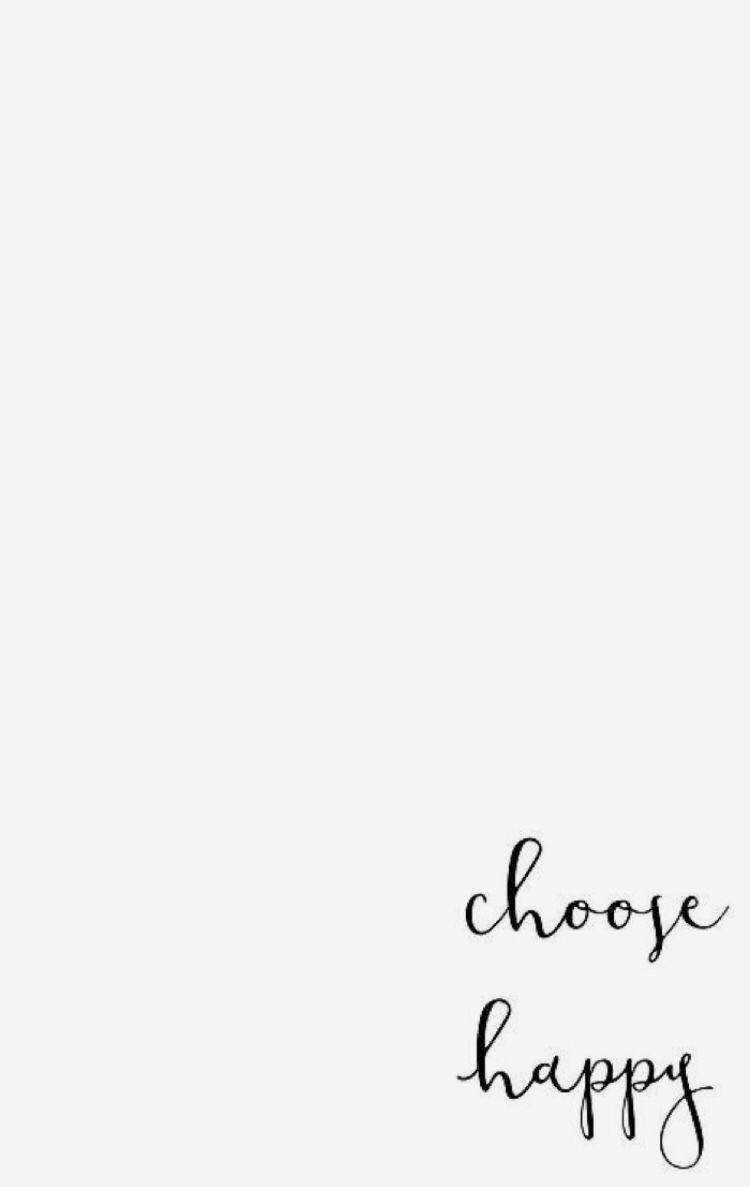 White Aesthetic Tumblr, minimalist white background, elegant black cursive text, SD Phone Wallpaper