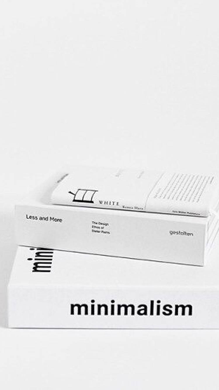 White Aesthetic Tumblr, minimalist stack of books, three white books, HD Phone Wallpaper