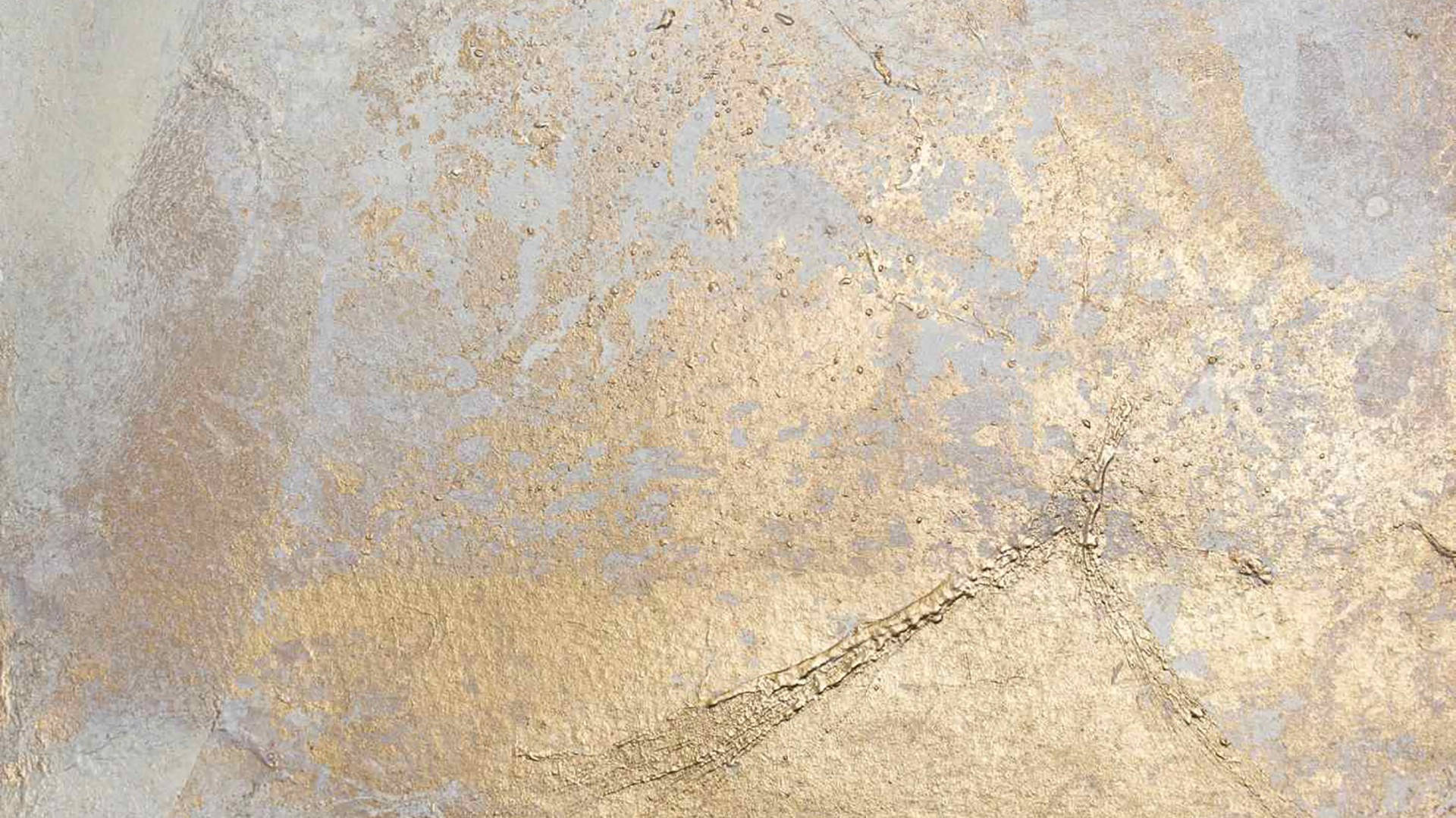 White And Gold, peeling gray and gold paint, weathered concrete wall, Full HD Desktop Wallpaper