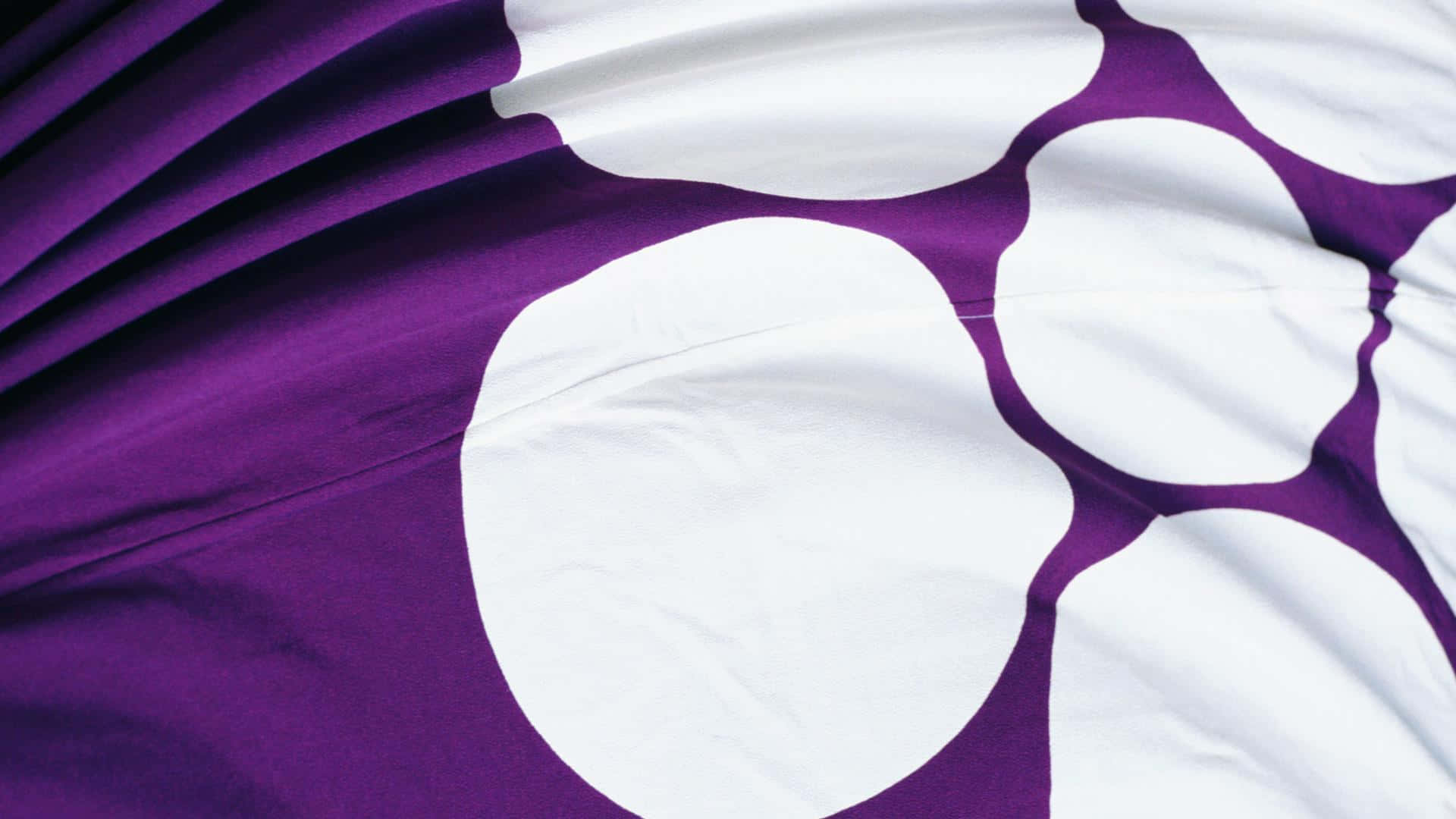 purple fabric, white organic shapes, abstract pattern, Full HD Desktop Wallpaper