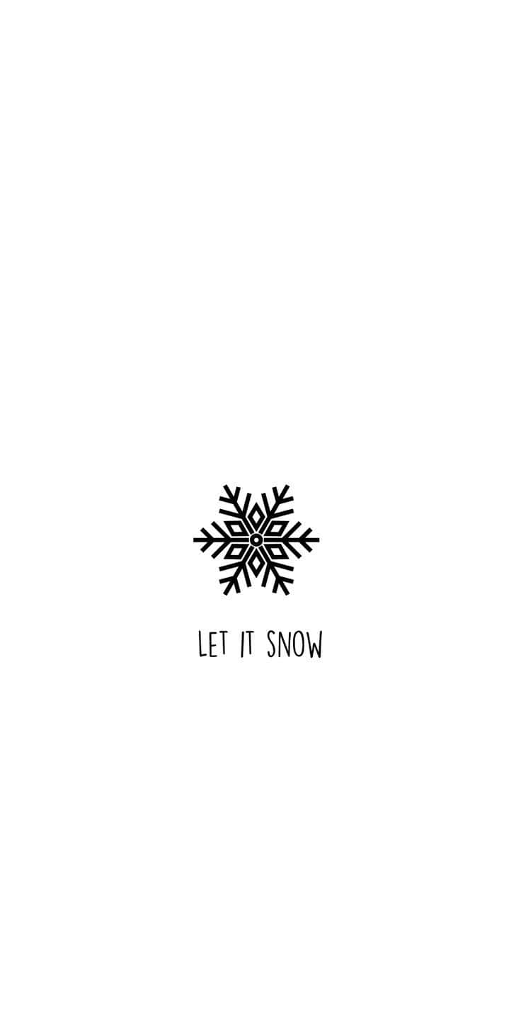 White Christmas, iPhone, snowflake, HD Phone Wallpaper