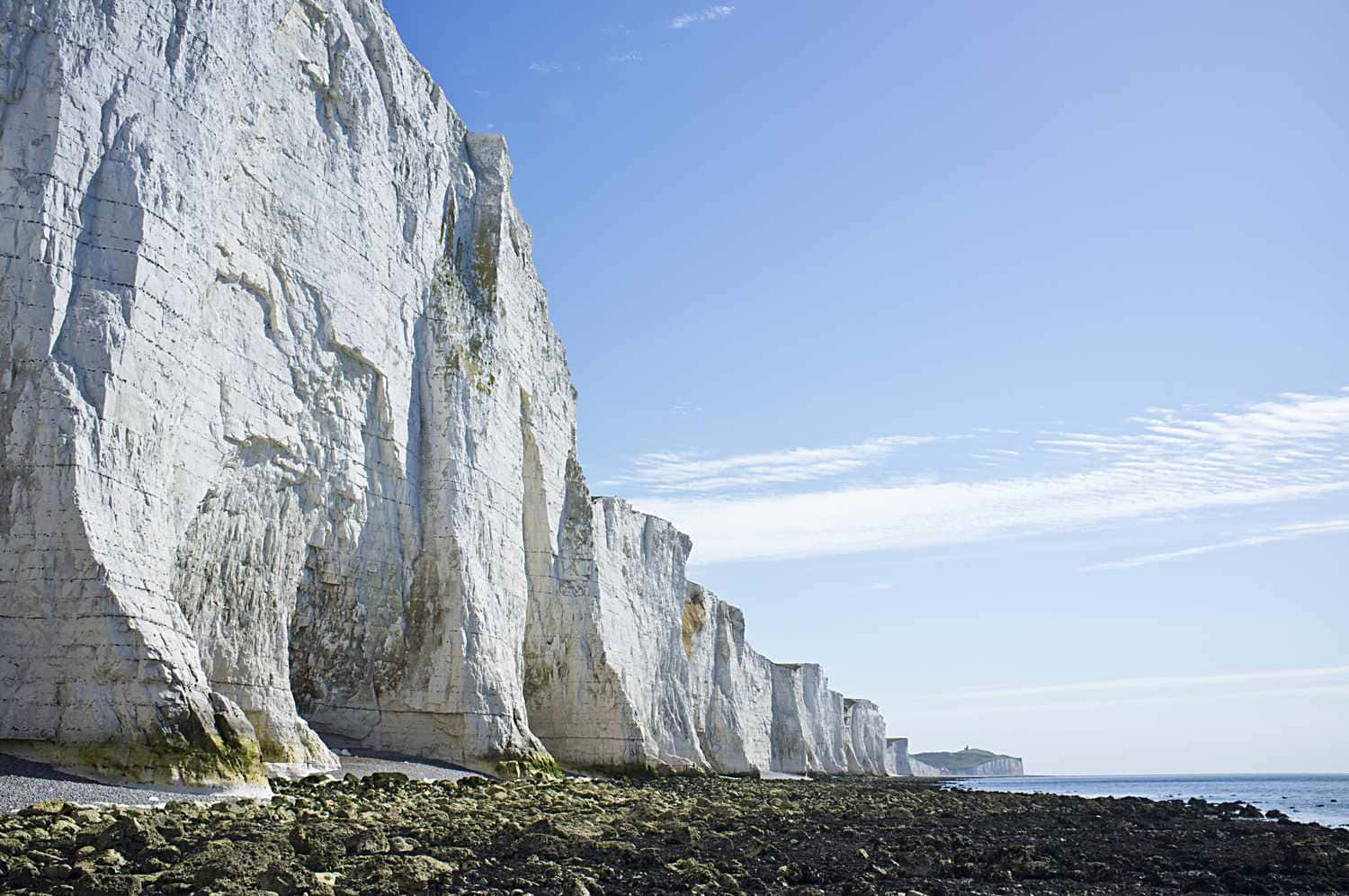 White Cliffs Of Dover, worm's eye view, white chalk cliffs, HD Desktop Wallpaper