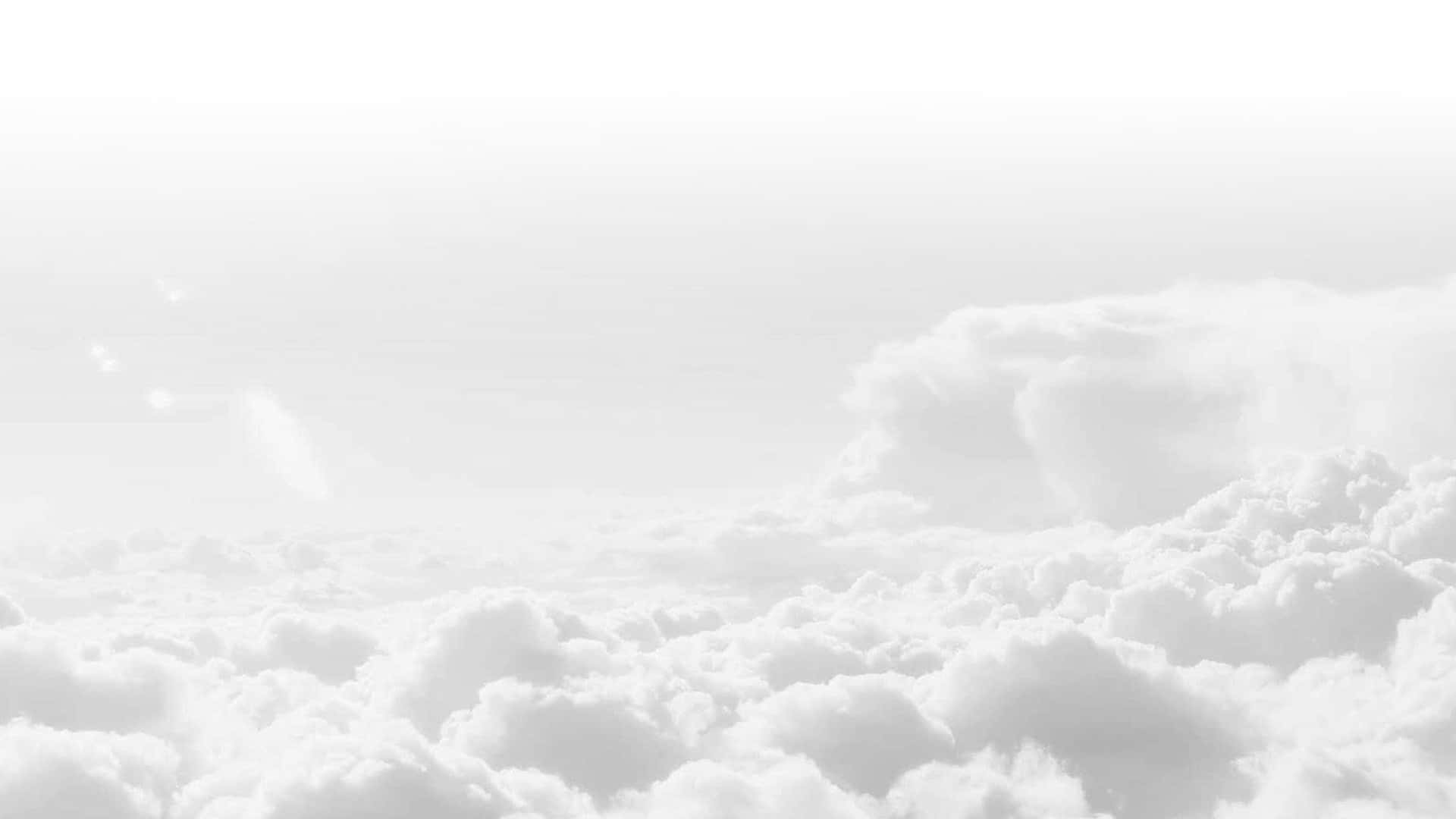 White Clouds, fluffy white clouds, soft sunlight, Full HD Desktop Wallpaper