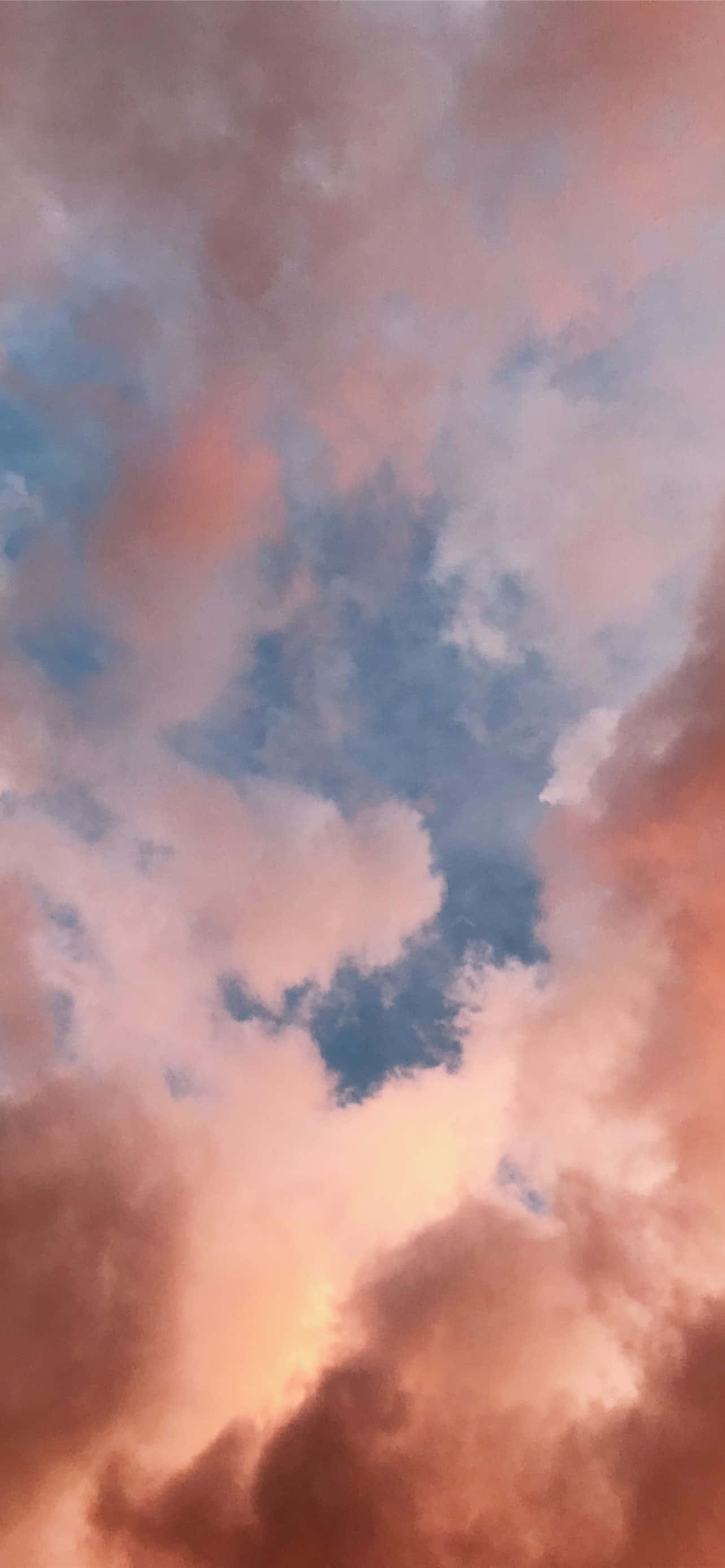 White Clouds, vast, clear blue sky, 2K Phone Wallpaper
