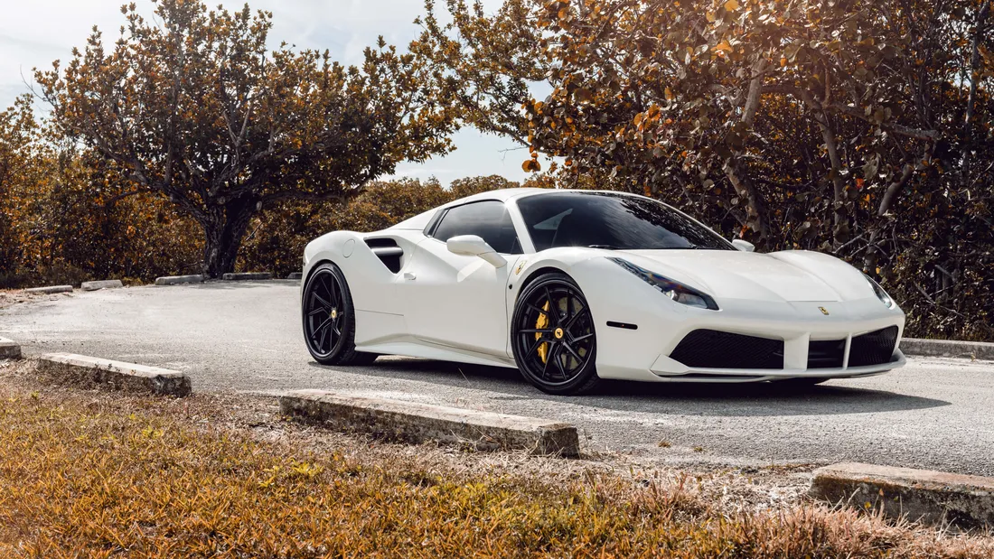 White Ferrari iPhone