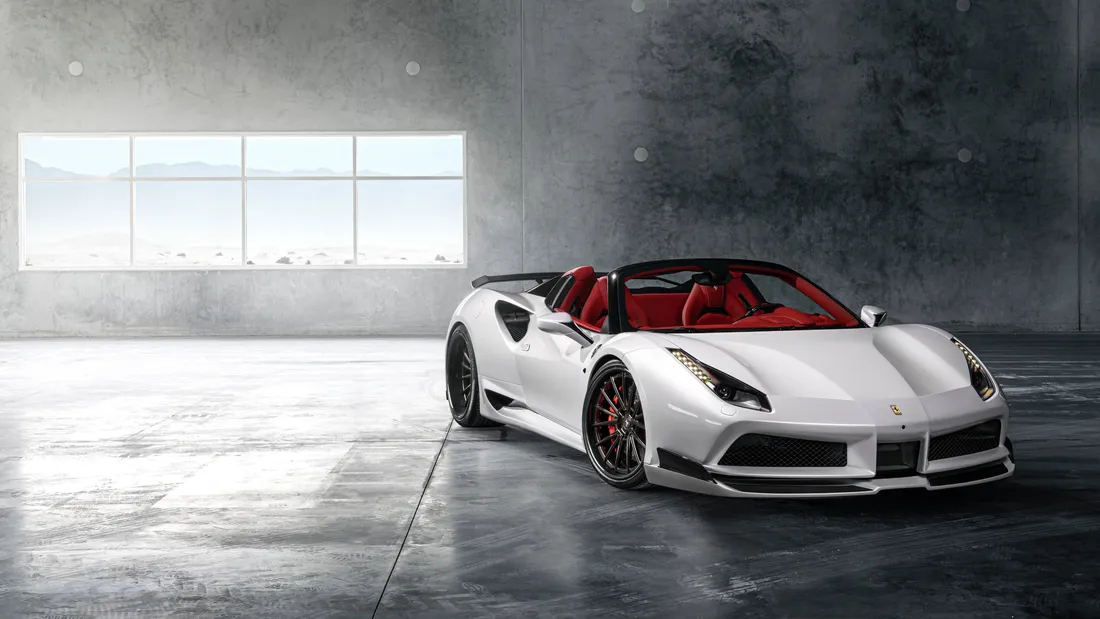 White Ferrari