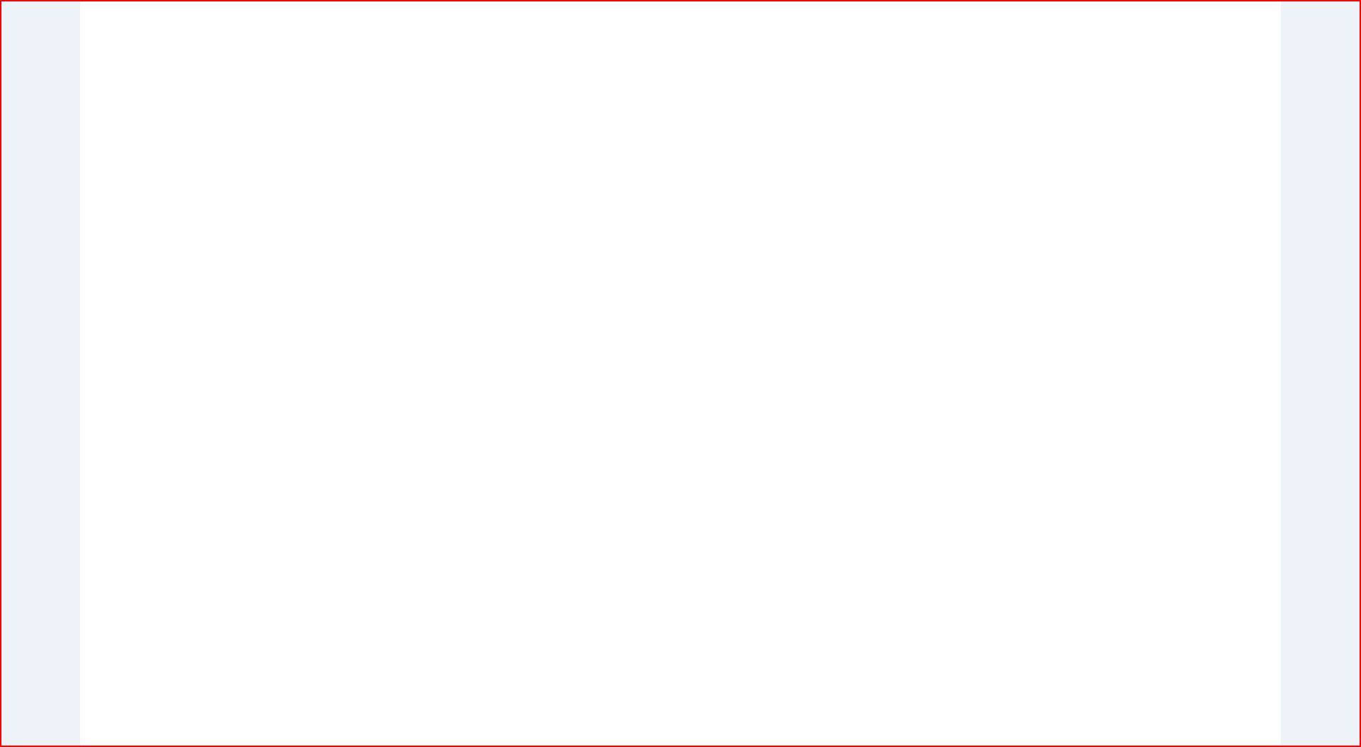 white full screen, thin red border, sides, HD Desktop Wallpaper