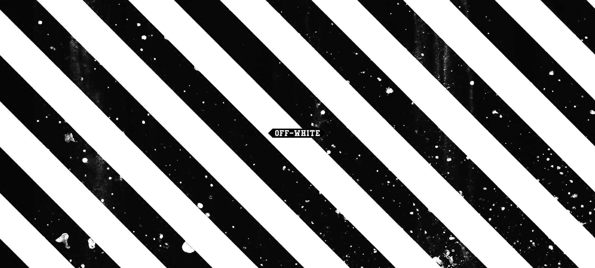 off white, black and white striped background, white arrow, Full HD Desktop Wallpaper
