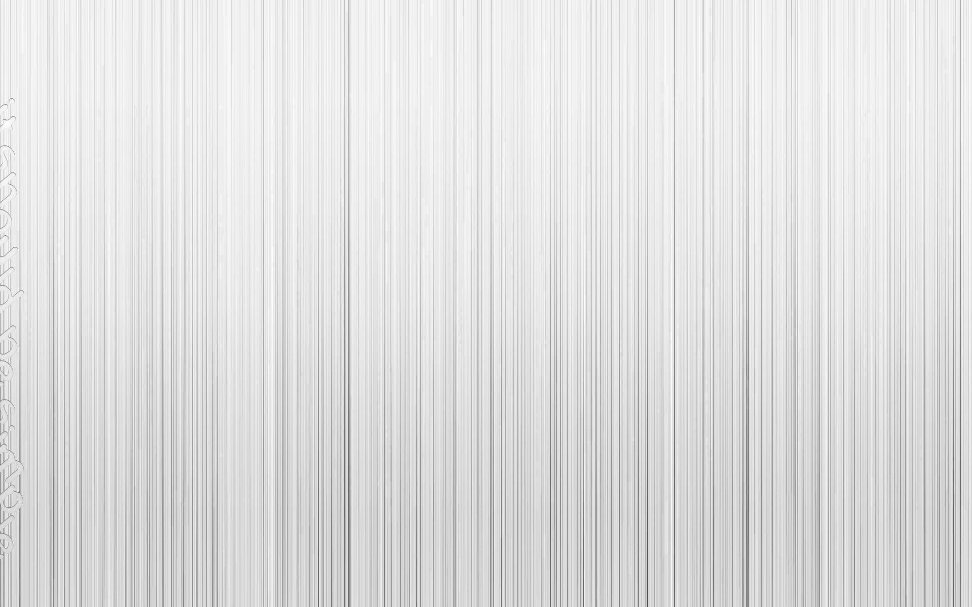 White Full Screen, vertical silver stripes, subtle floral border, Full HD Desktop Wallpaper