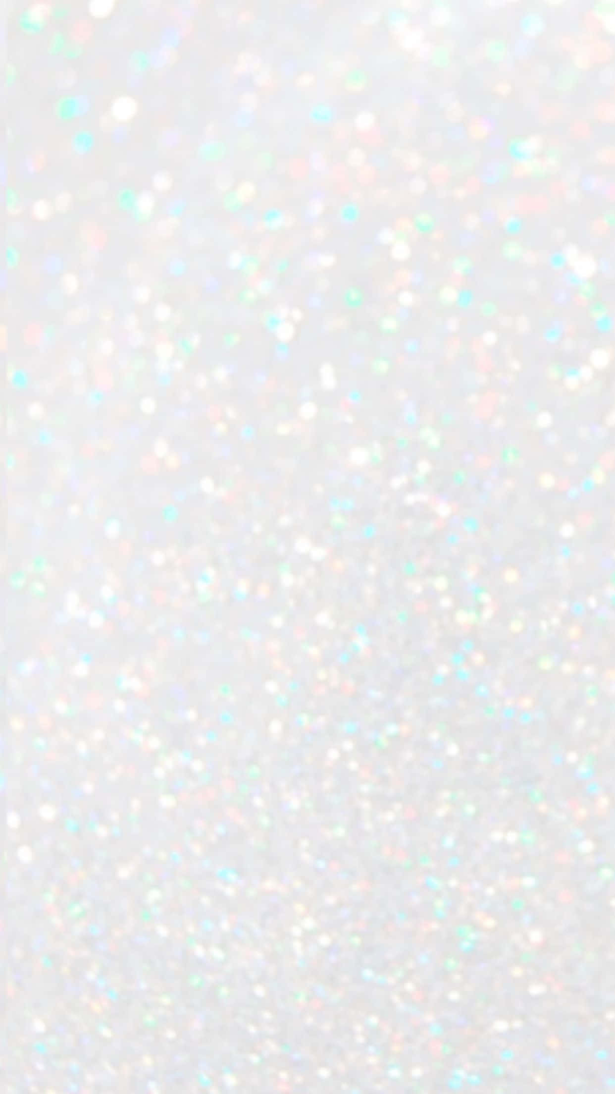 white background, iridescent glitter particles, pastel hues, Full HD Phone Wallpaper