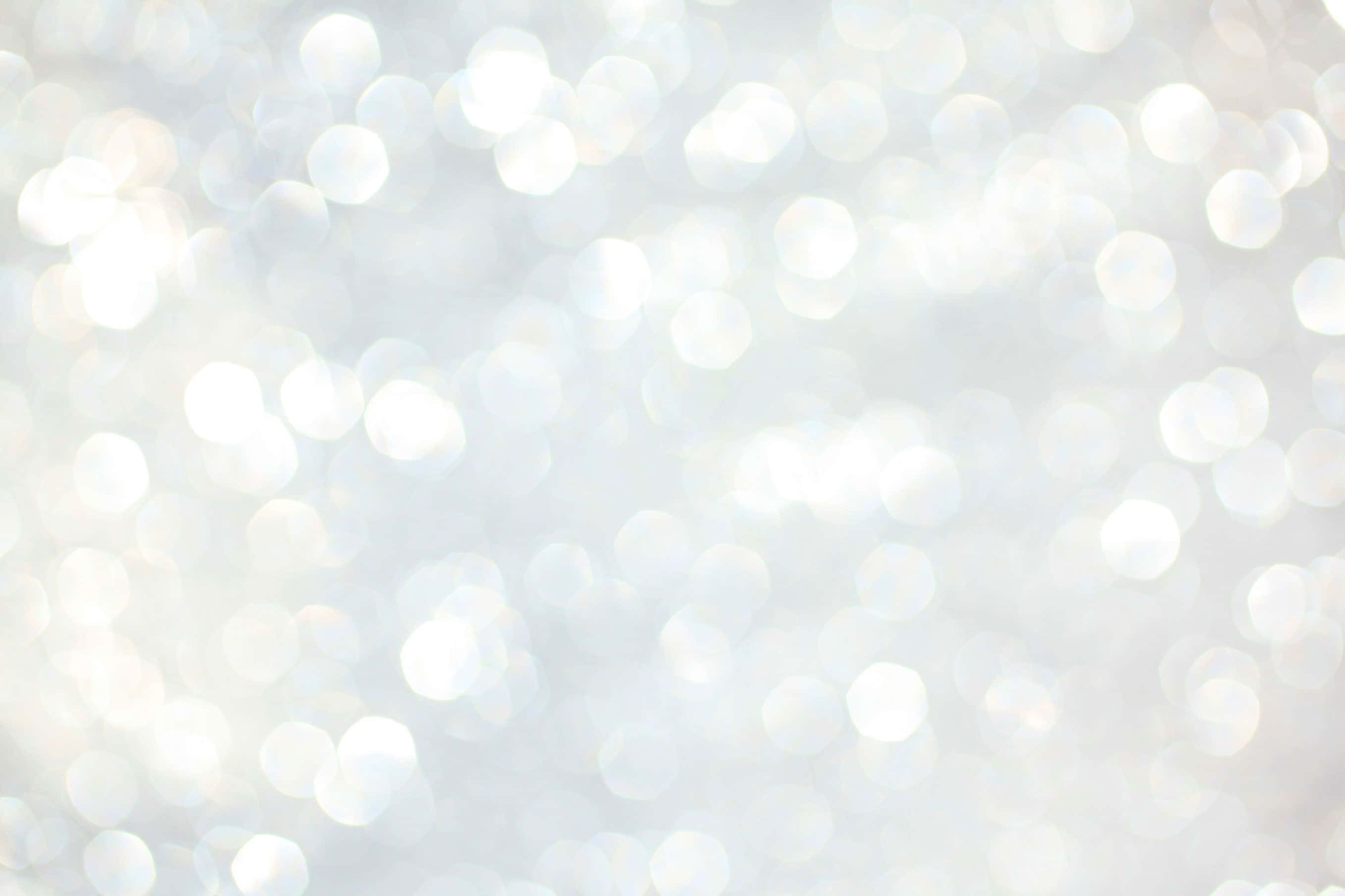white glitter, shimmering white bokeh lights, dreamy, 2K Desktop Wallpaper