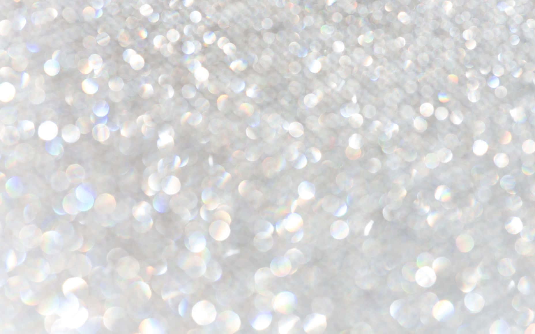 white background, silver glitter, rainbow reflections, HD Desktop Wallpaper