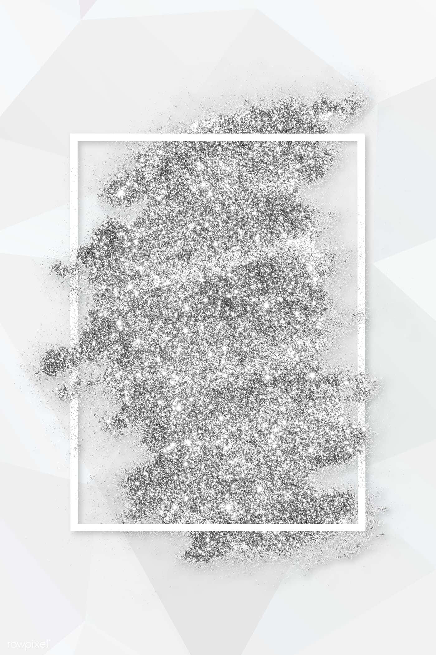 white glitter, silver glitter, white geometric background, Full HD Phone Wallpaper