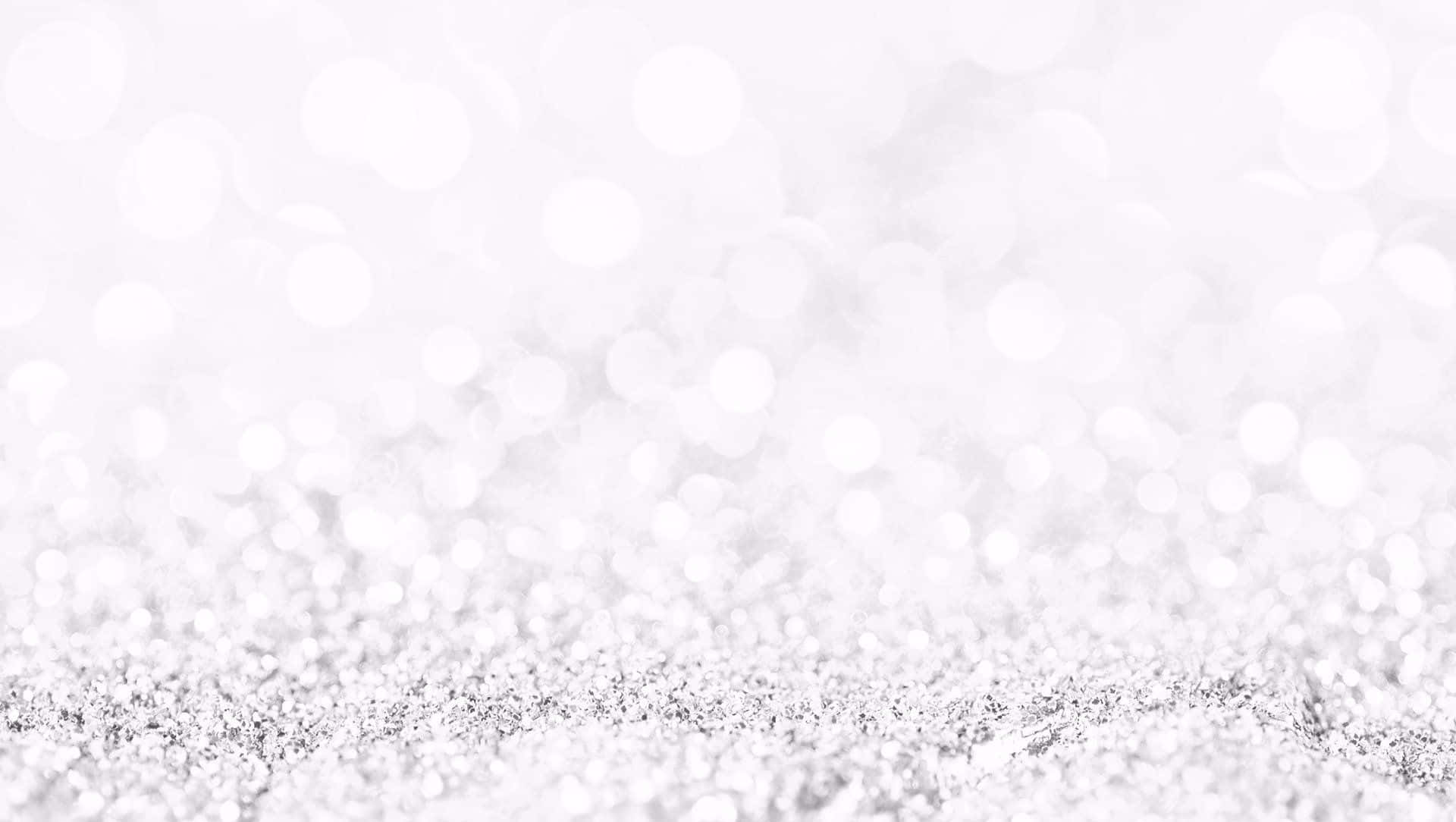 white glitter, shimmering silver glitter, soft white bokeh lights, Full HD Desktop Wallpaper