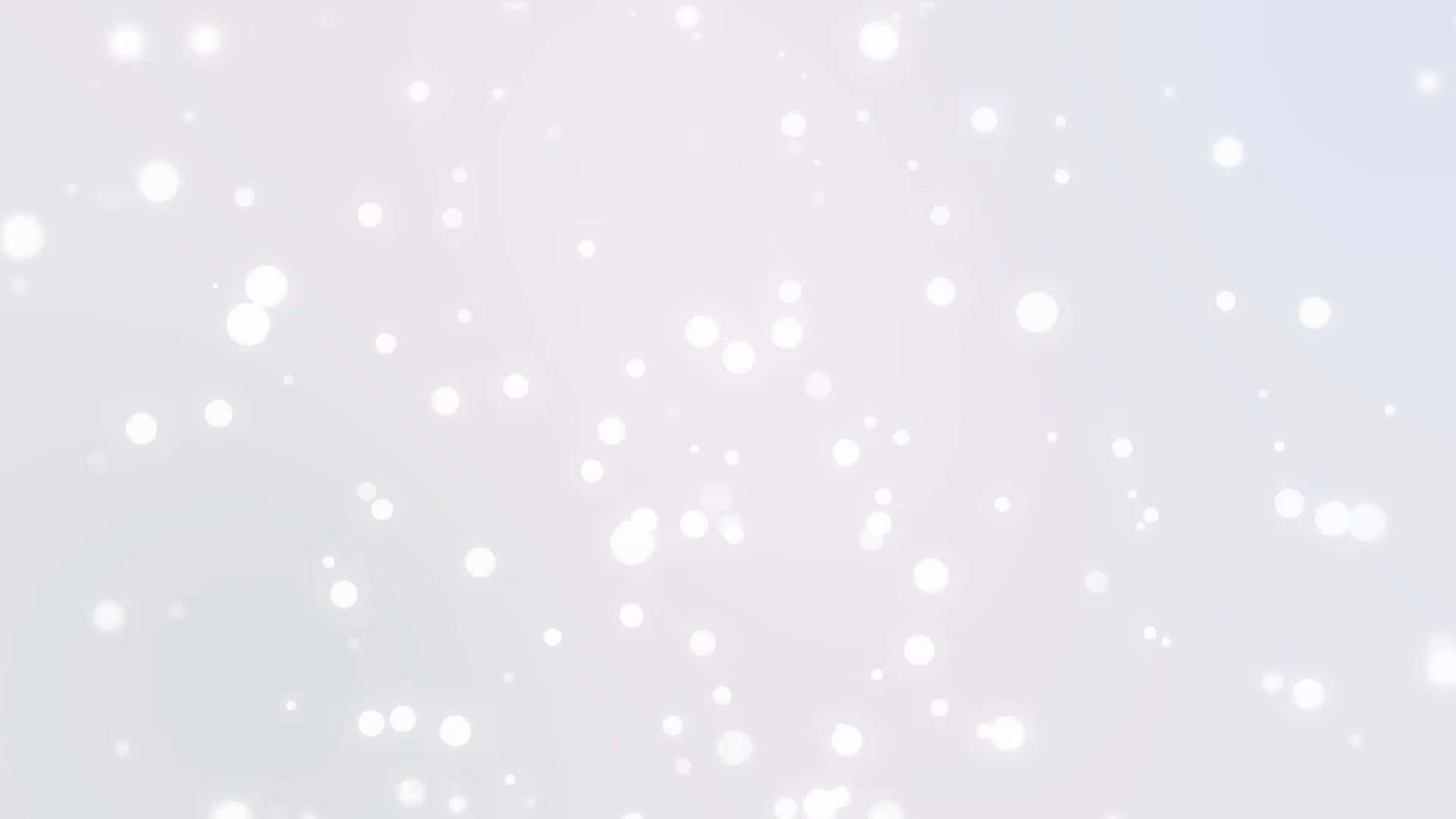 white snowflakes, white background, soft glowing orbs, Full HD Desktop Wallpaper