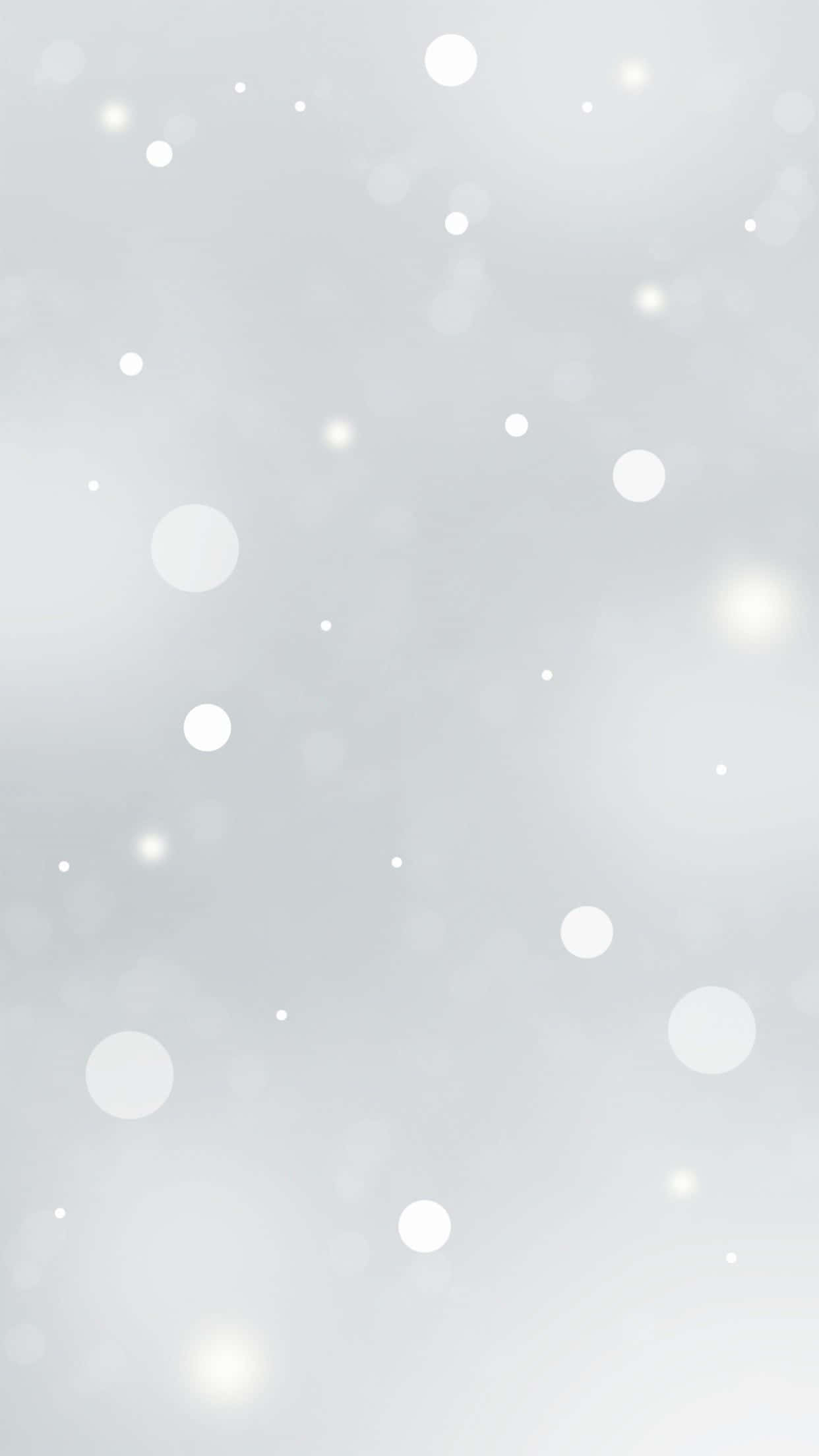 white glitter, soft white bokeh lights, muted gray background, Full HD Phone Wallpaper