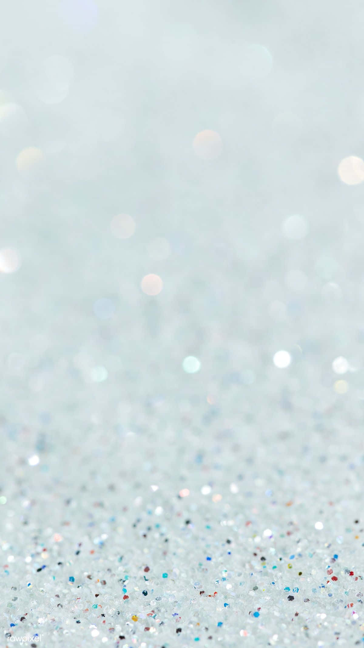 white glitter, shimmering silver glitter, soft bokeh lights, Full HD Phone Wallpaper
