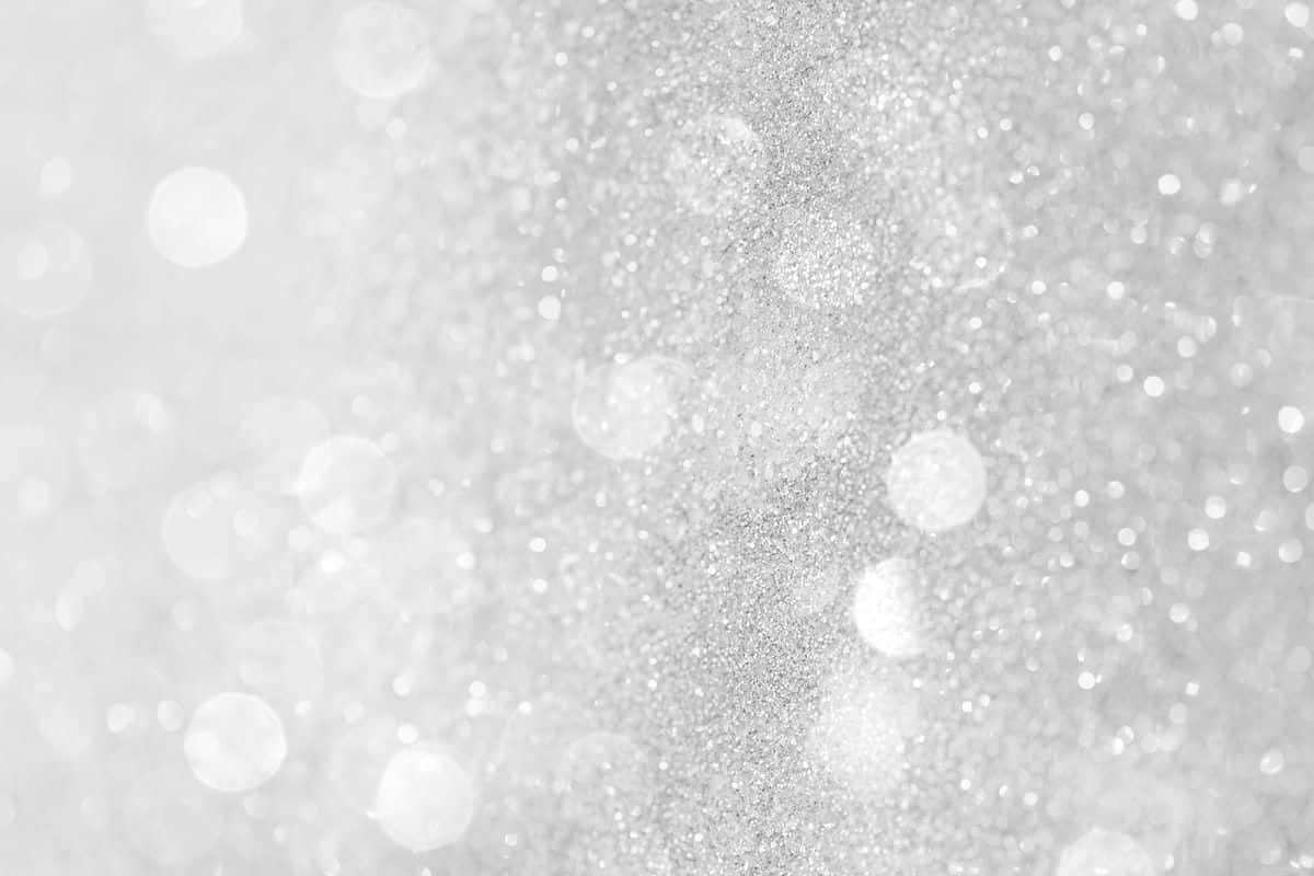 white glitter, shimmering silver glitter texture, soft bokeh circles, SD Desktop Wallpaper