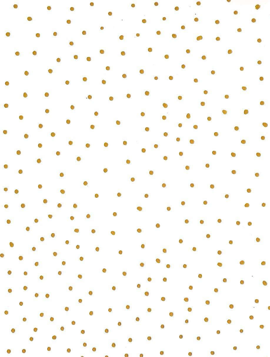 White Gold, golden polka dots, crisp white background, SD Phone Wallpaper