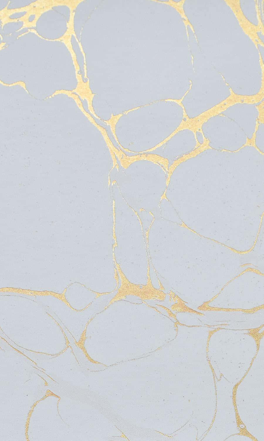 White Gold, light blue marble, golden veins, HD Phone Wallpaper