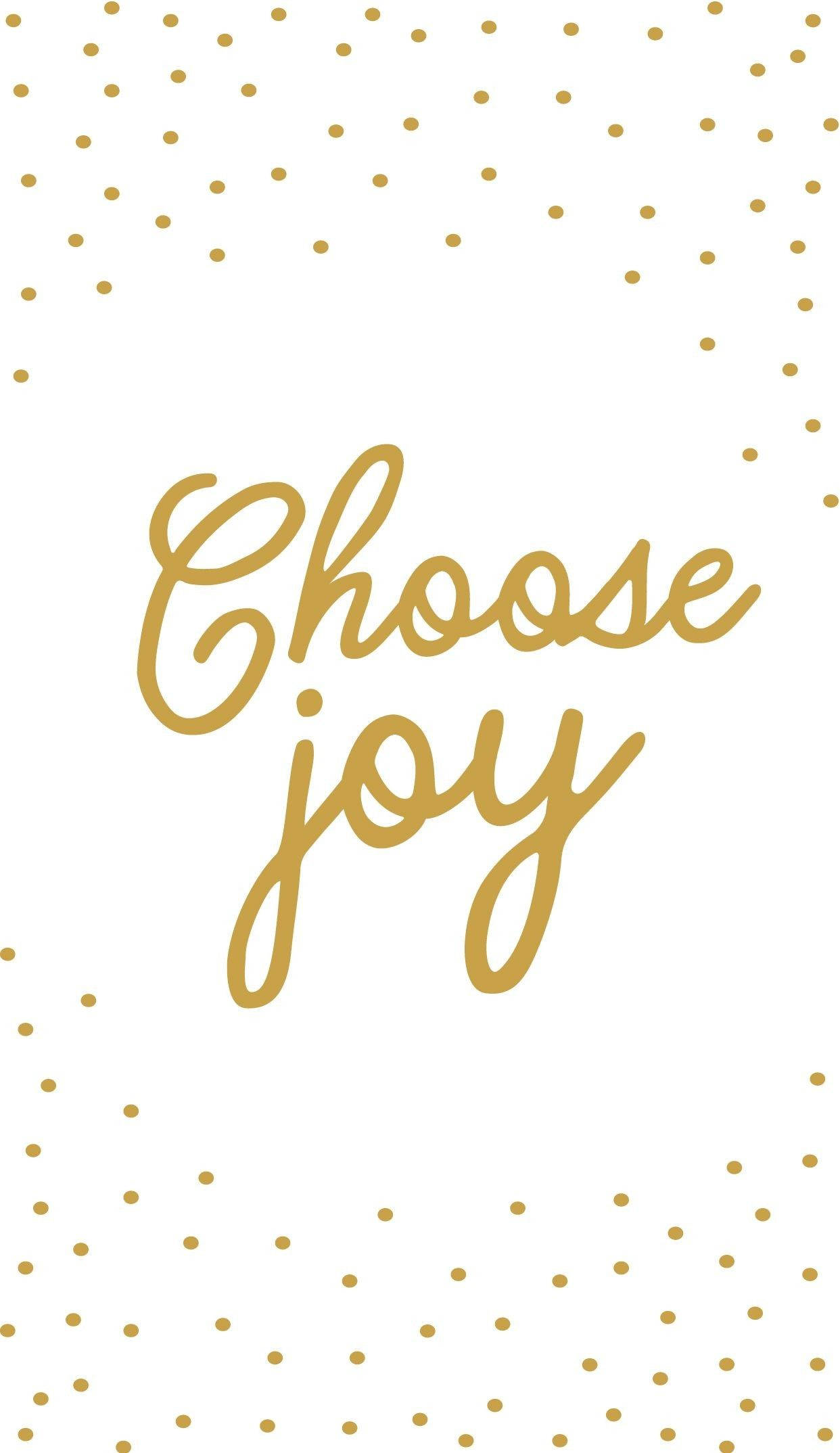 Gold Choose Joy, golden cursive text, Choose joy, Full HD Phone Wallpaper