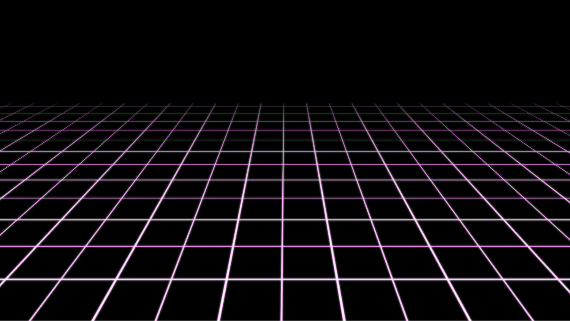 glowing purple grid, retrofuturistic digital void, darkness, Full HD Desktop Wallpaper