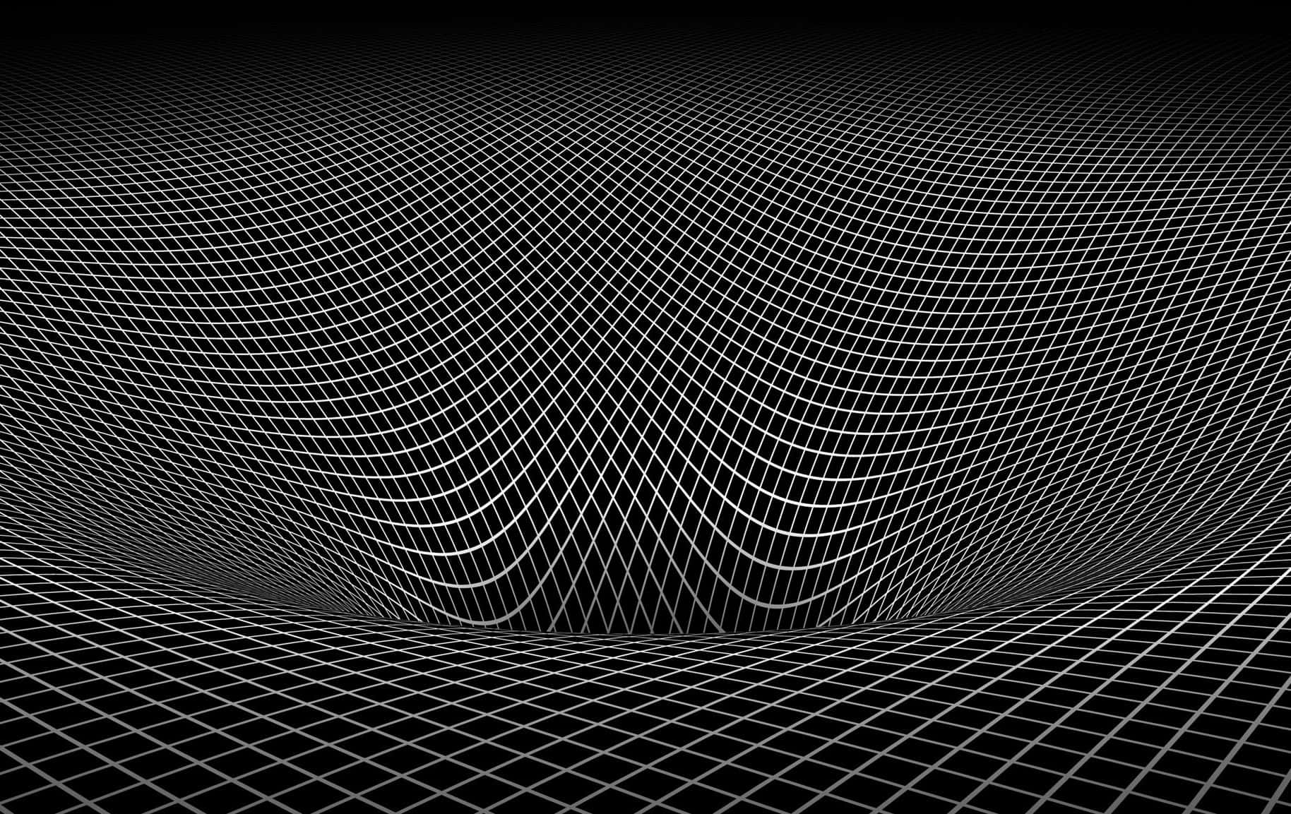 white grid, black and white, geometric pattern, HD Desktop Wallpaper