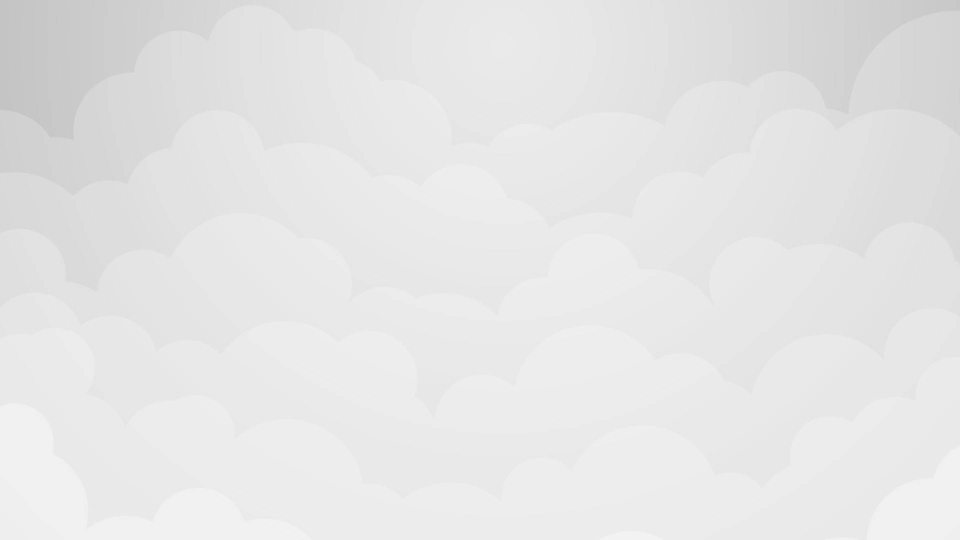 White HD, cloudy background, soft layered clouds, Full HD Desktop Wallpaper