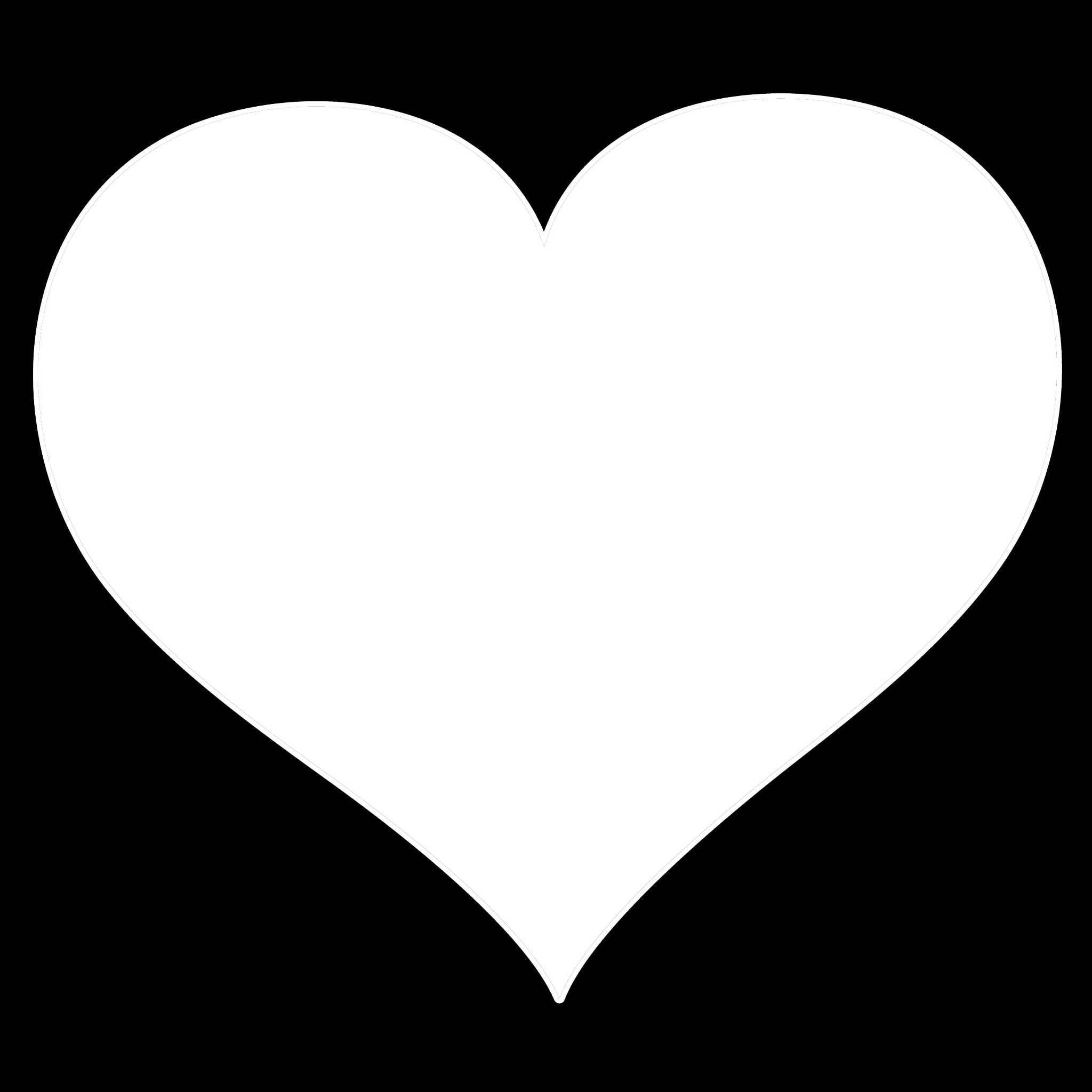 black, white, heart, Full HD Desktop Wallpaper