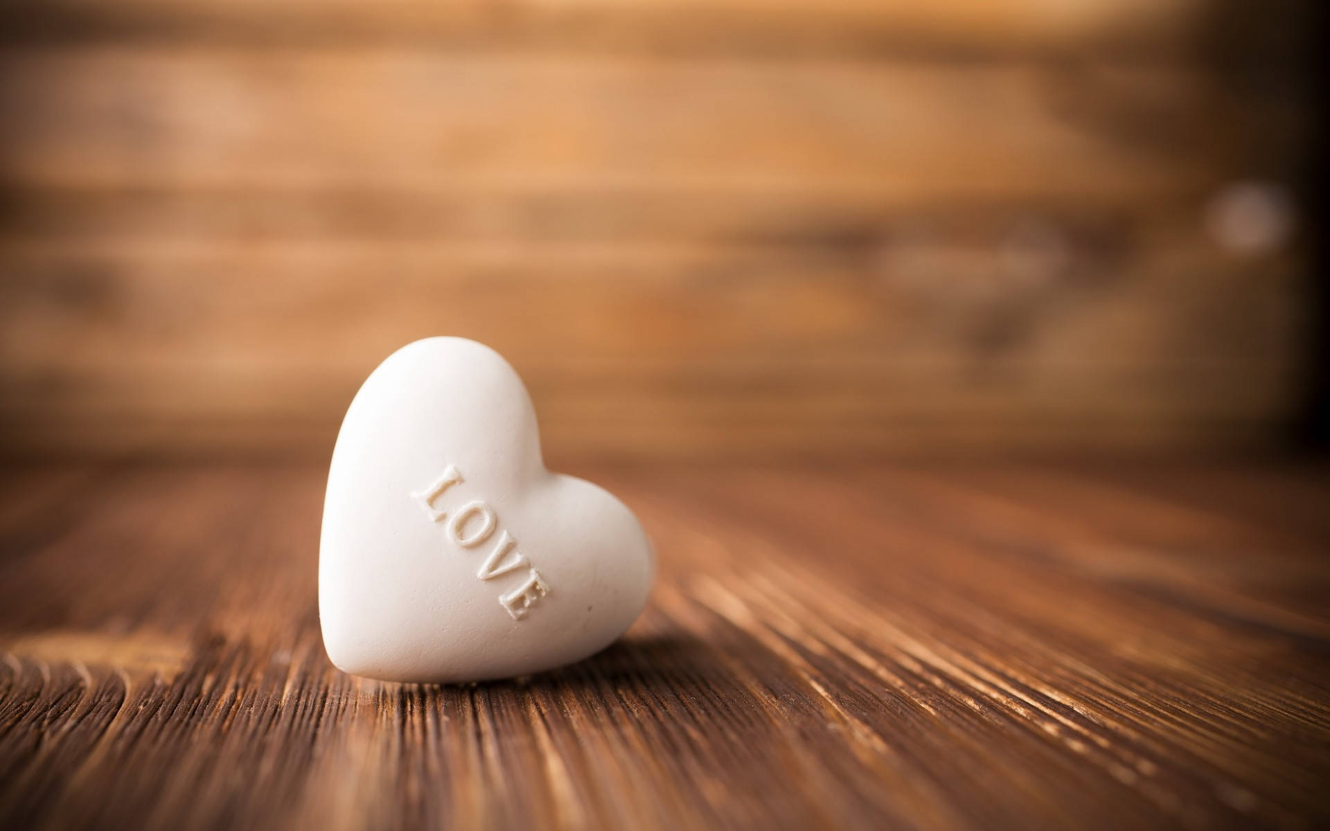 White Heart, white ceramic heart, love, Full HD Desktop Wallpaper