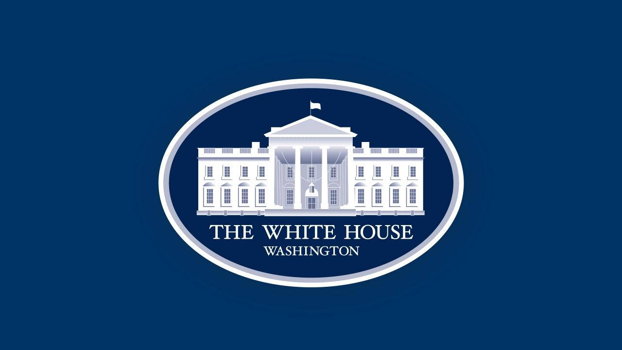 White House, white oval, deep blue background, HD Desktop Wallpaper