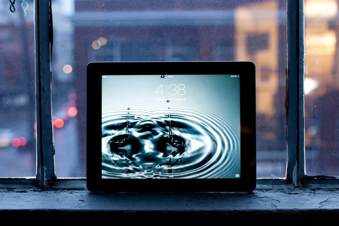 White iPad