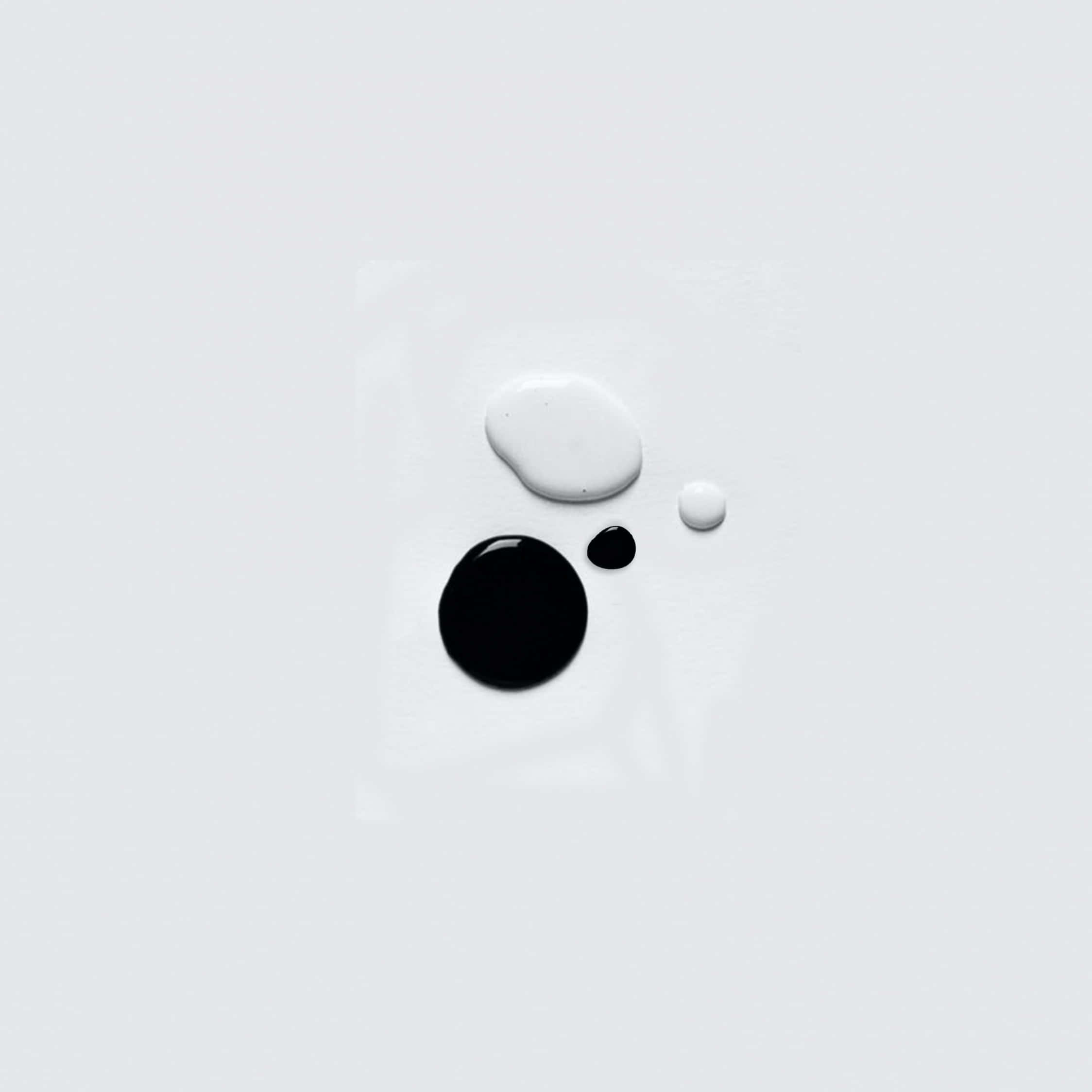 White iPad, glossy black, white liquid droplets, Full HD Desktop Wallpaper