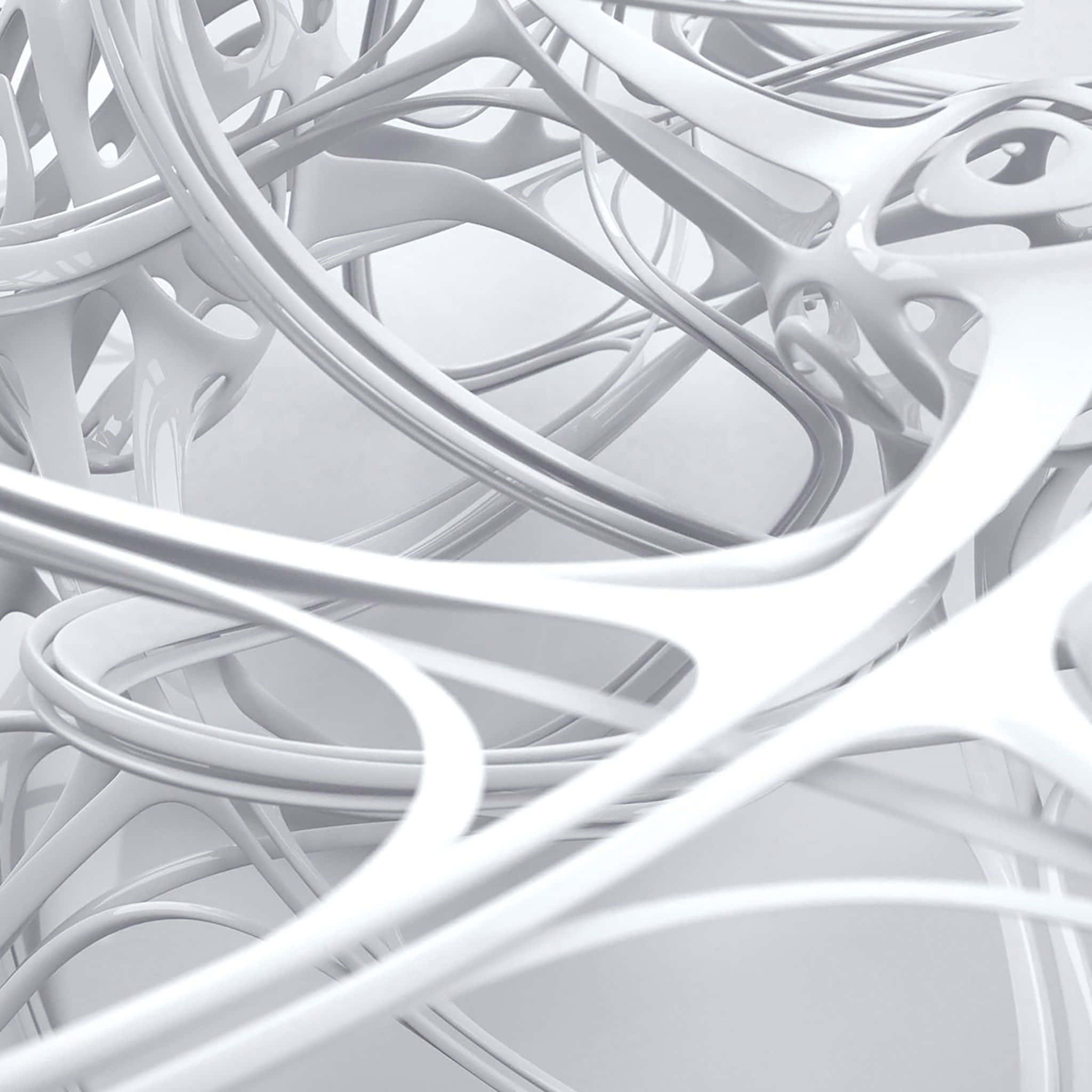 white iPad, glossy white, organic curves, Full HD Desktop Wallpaper