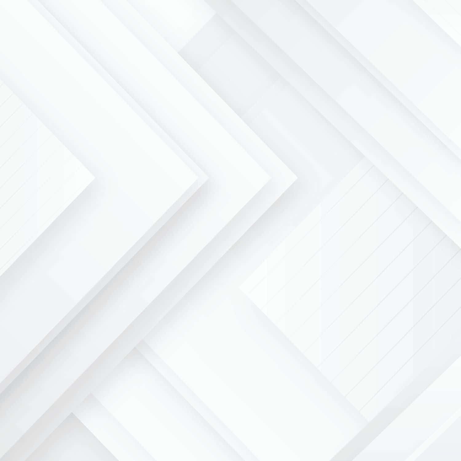 White iPad, abstract white geometric layers, soft shadows, HD Desktop Wallpaper